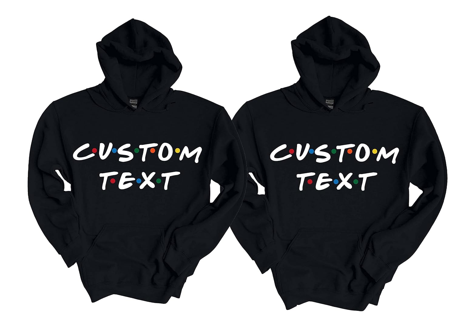 Customized Sweatshirt, Custom Sweater Design Your Own, Add Your Text Hoodie For Men and Women, Personalized Long Sleeve Shirts, Couple Pajamas For