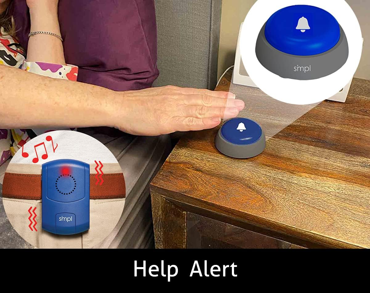 SMPL Kit de alarma portátil + campana de llamada