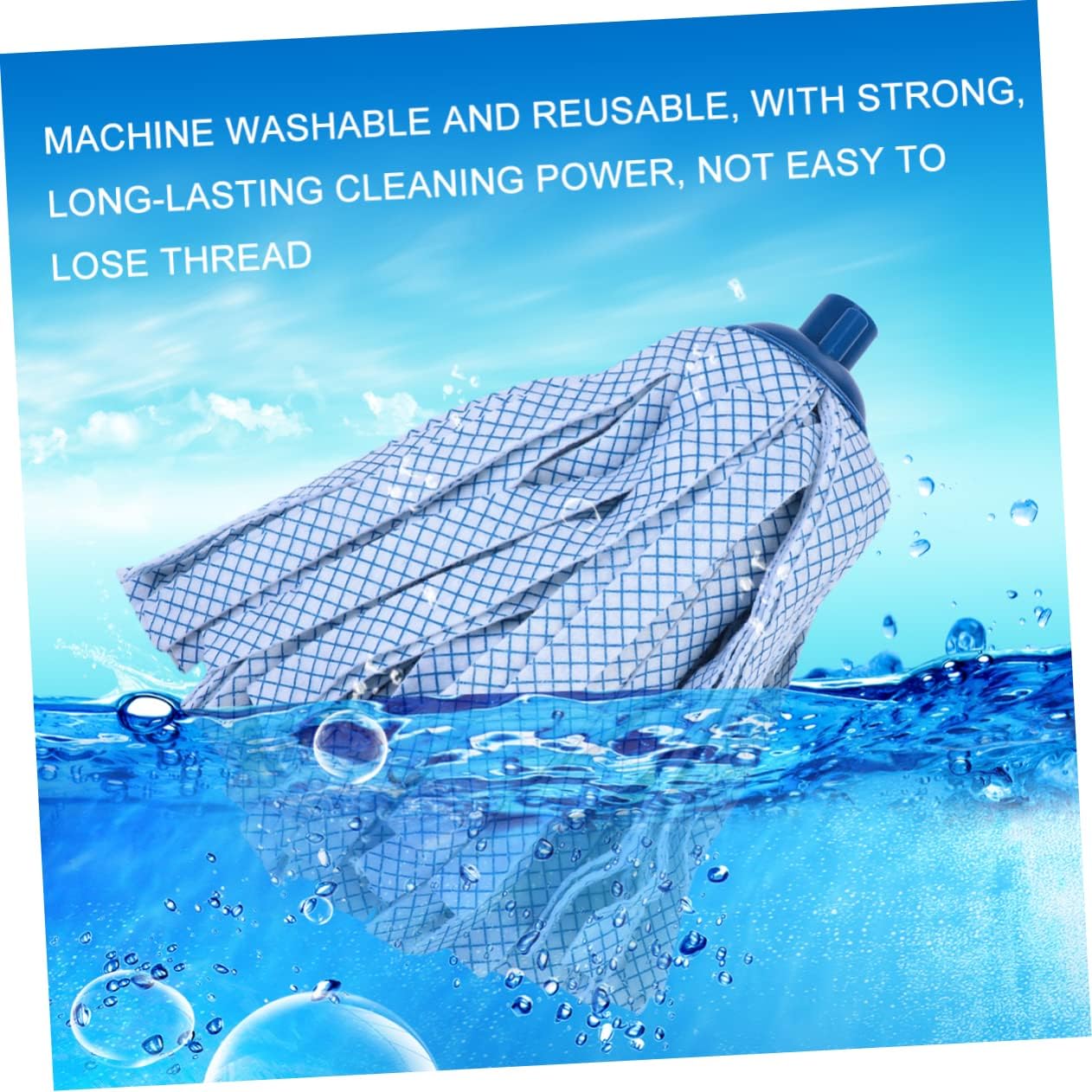 STOBAZA 6 piezas de repuestos para trapeador en seco para reemplazar el agua, cabezal de cocina, absorbe el agua, absorbente de trabajo, herramienta