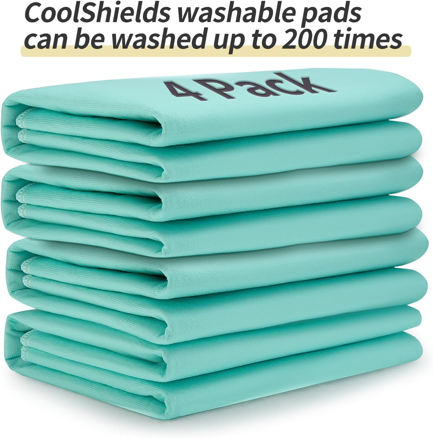 Almohadilla de cama impermeable lavable de 34 x 52 pulgadas (paquete de 3), almohadilla de cama para incontinencia con 8 tazas de absorción, para