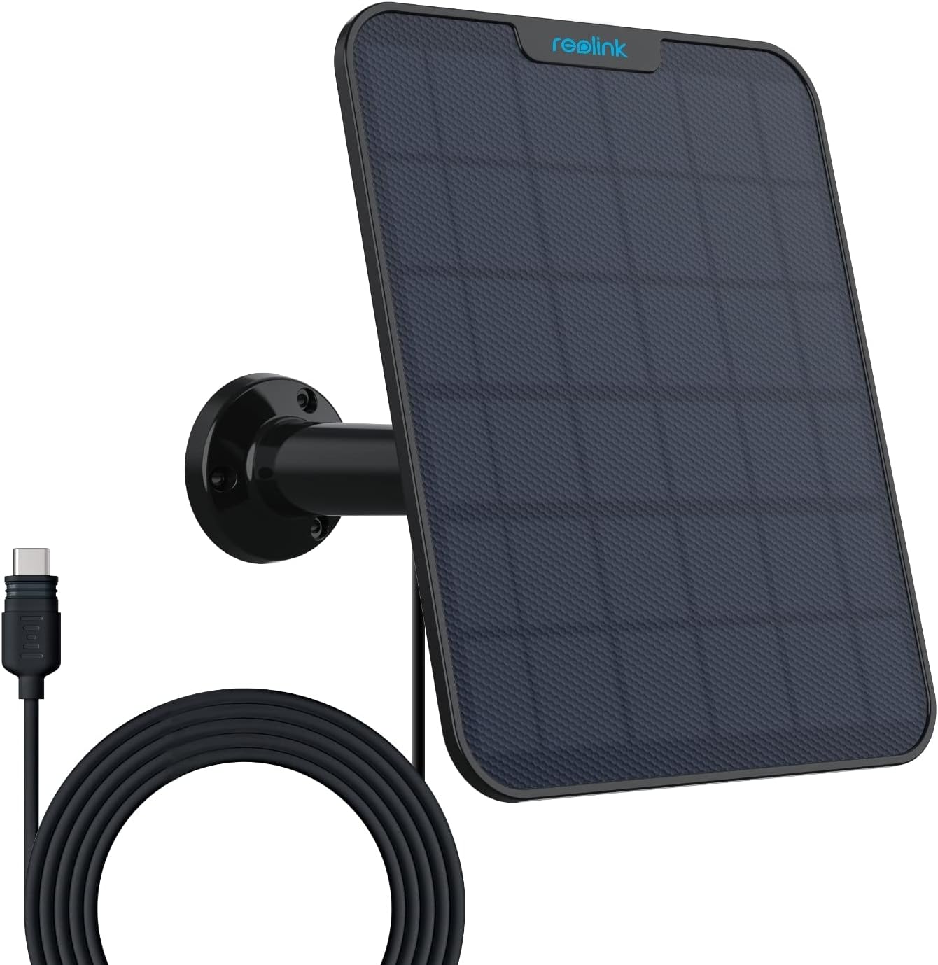 Reolink Panel solar de 6 W, fuente de alimentación solar sin parar para todas las cámaras de batería inalámbricas al aire libre, compatible con