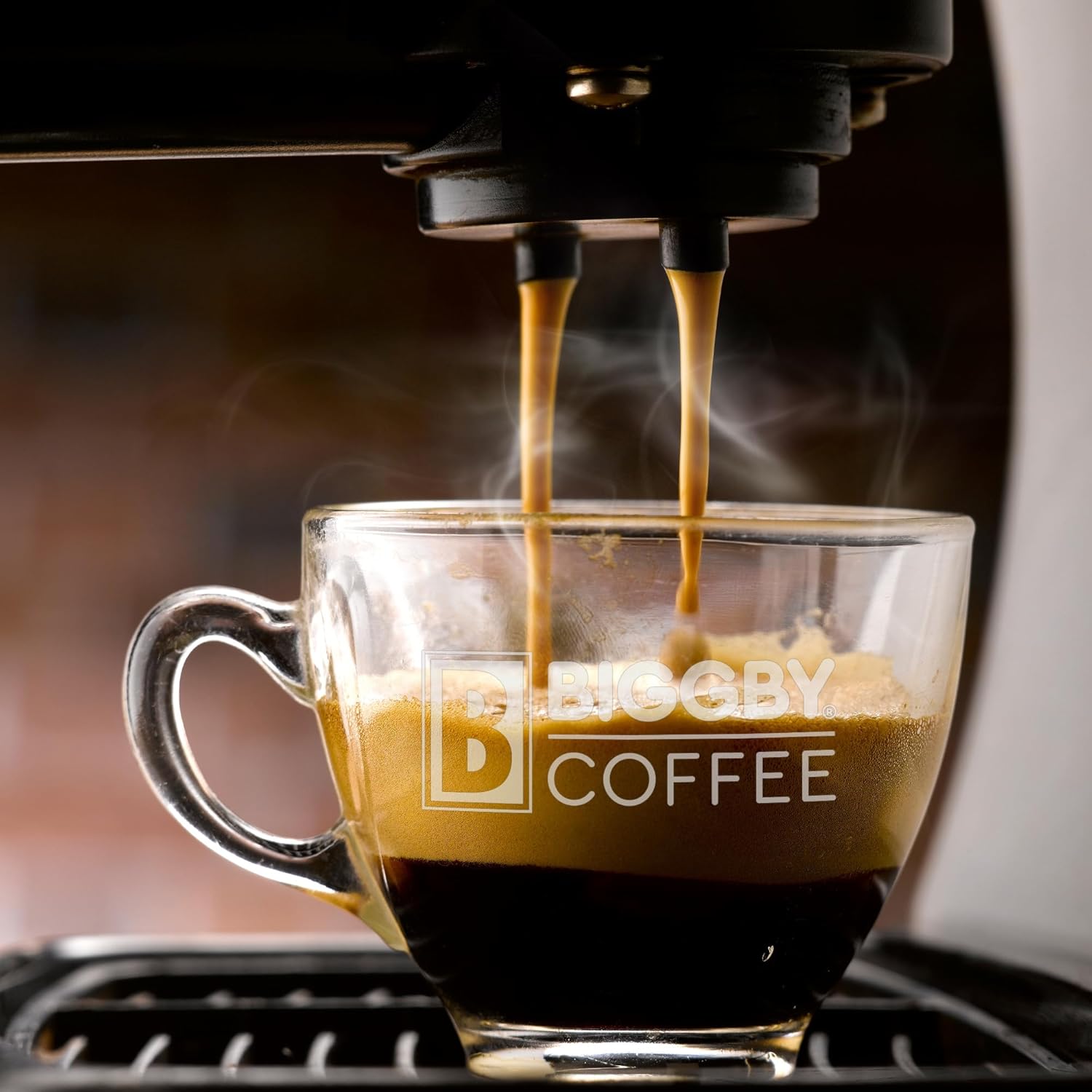 BIGGBY Café expreso en grano entero, bolsa de 5 libras, tostado oscuro