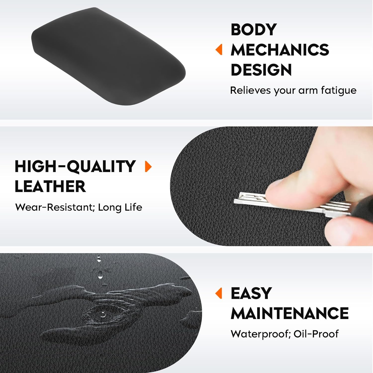 Youxmoto Tapa de consola central para Ford Mustang 2005 2006 2007 2008 2009, kit de reparación de cubierta de reposabrazos, color negro se adapta a