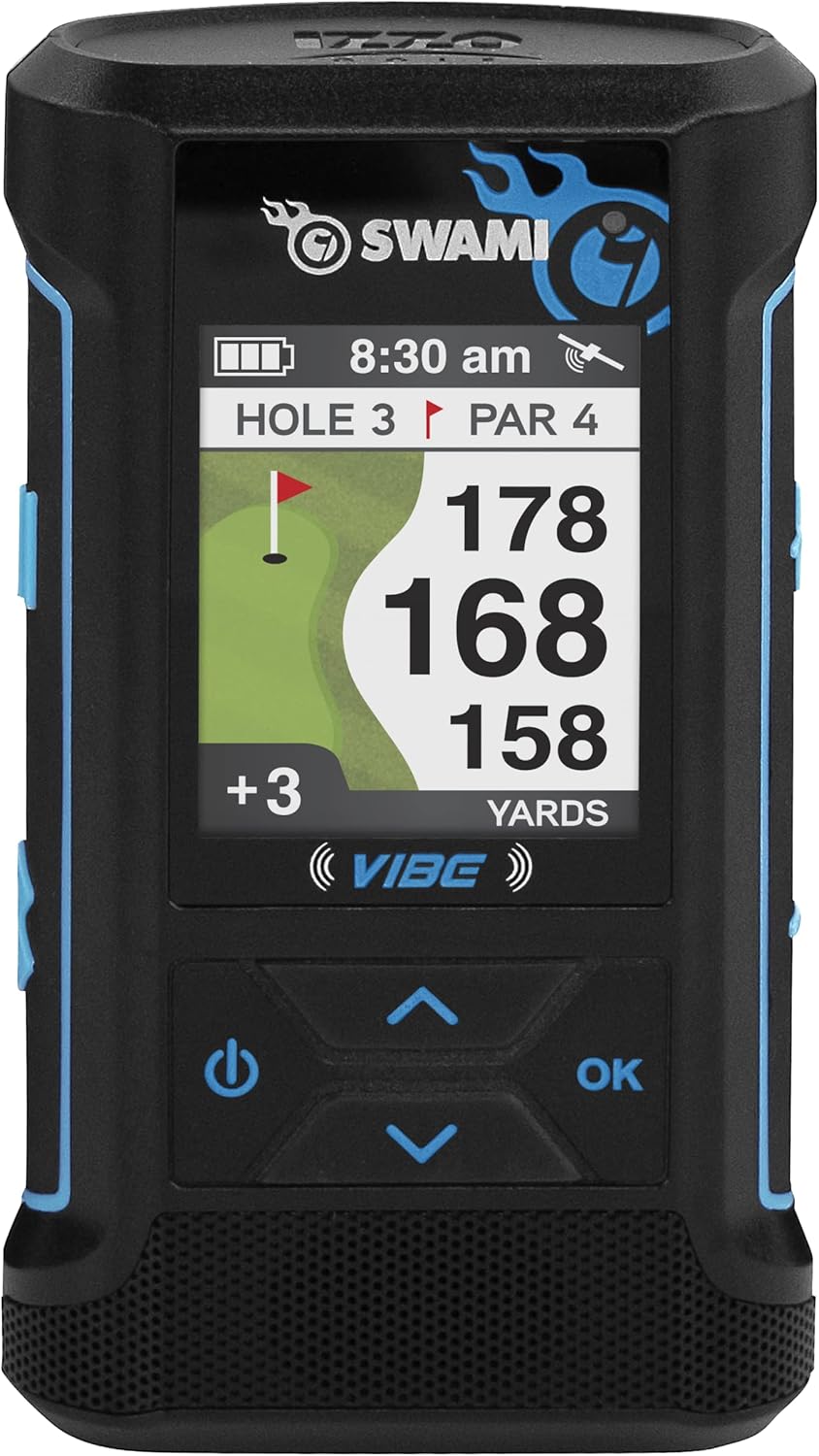Swami Vibe Golf GPS – Combo de altavoz Bluetooth GPS para golf