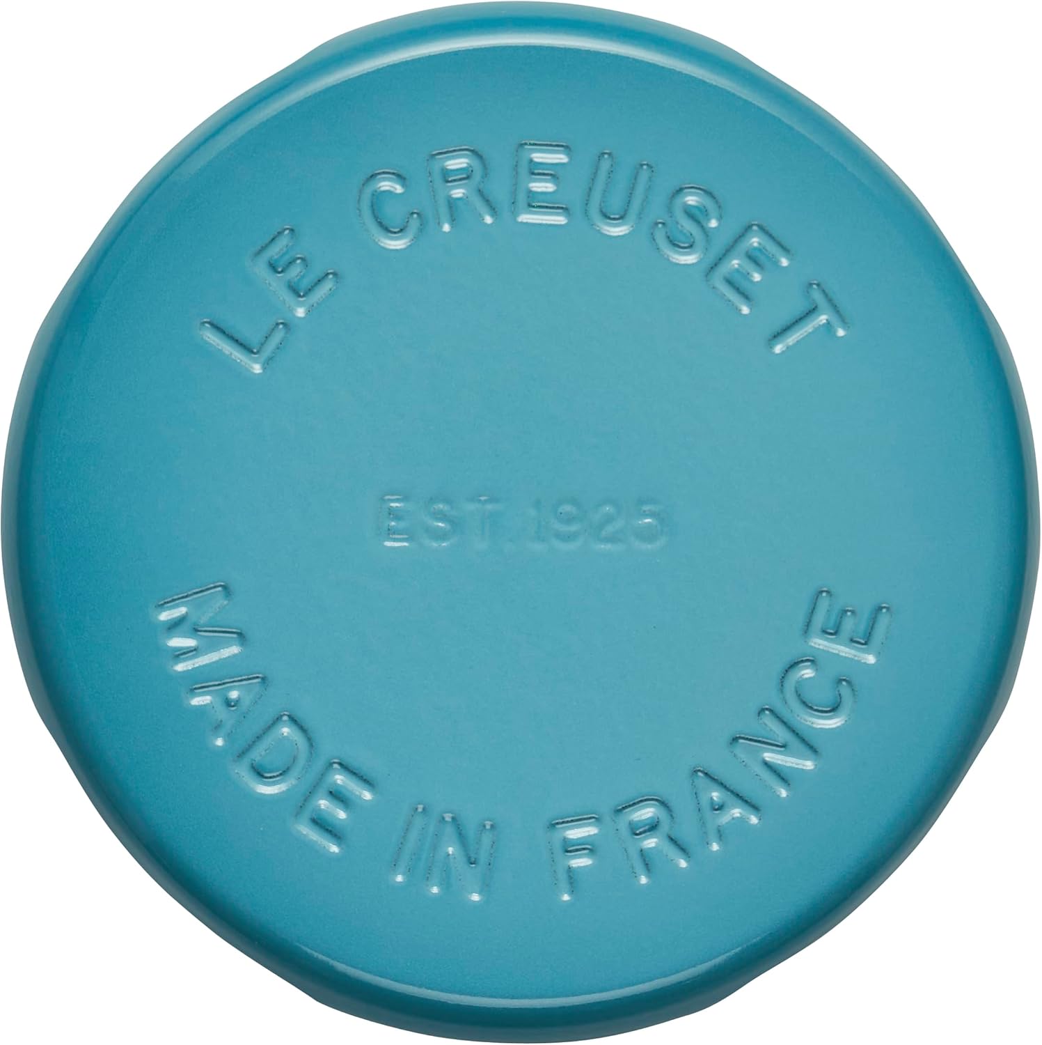 Le Creuset Salvamanteles Signature de hierro fundido esmaltado, 8.8 pulgadas, Caribe