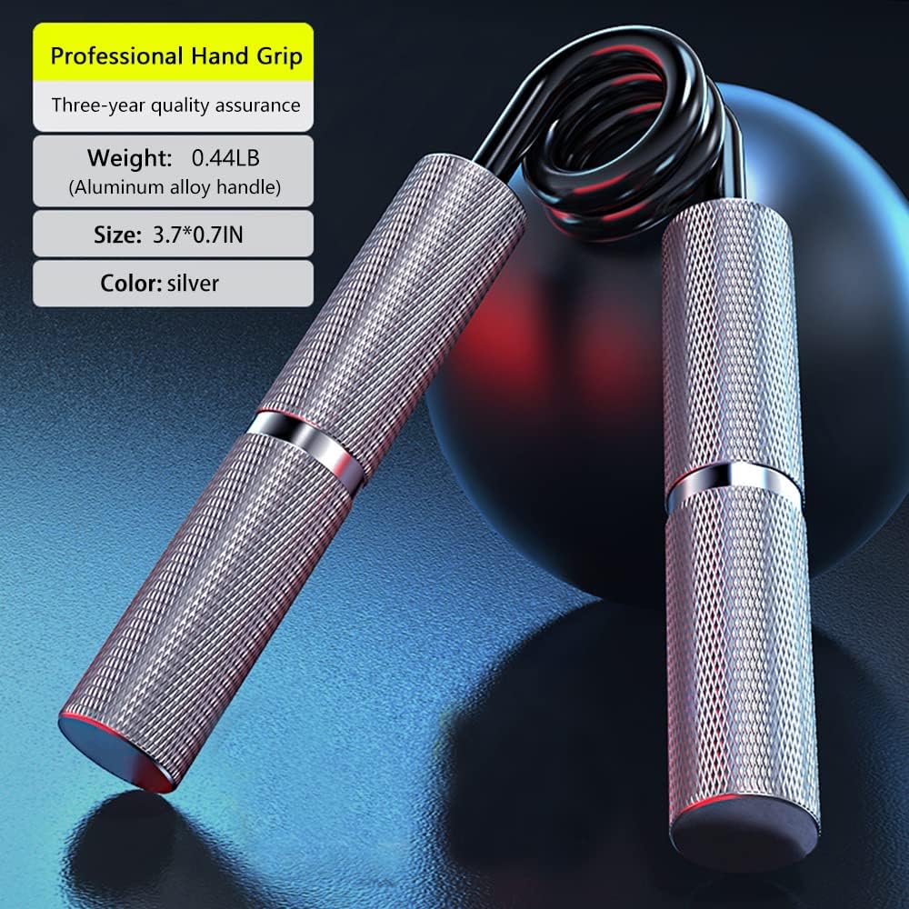 Entrenador de fuerza de agarre de mano, fortalecedor de muñeca, resistencia de 50 a 350 libras, fortalecedor de agarre de mano de metal para manos y