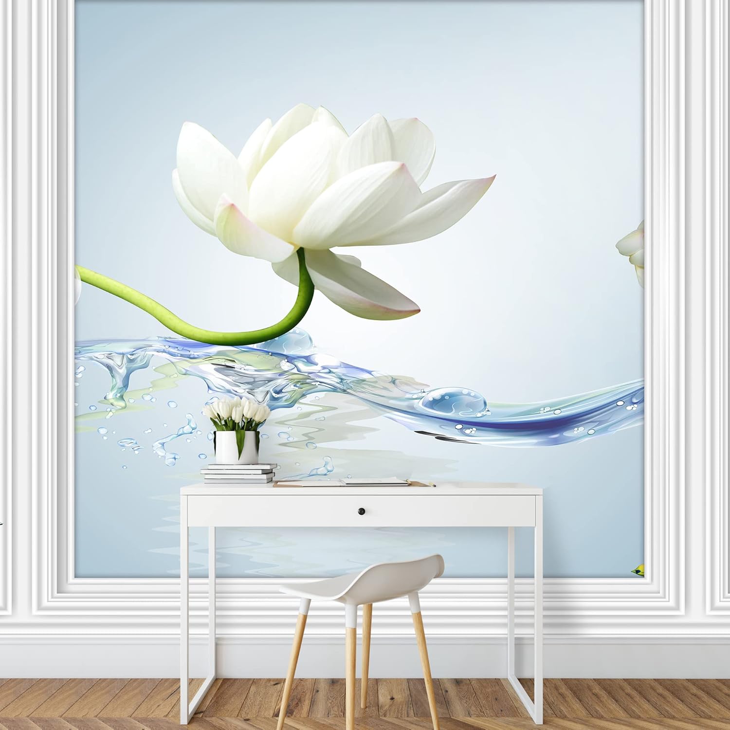 NWT Murales de pared para dormitorio, hermoso diseño de imagen, papel tapiz extraíble, calcomanías de pared para despegar y pegar, 66 x 96 pulgadas