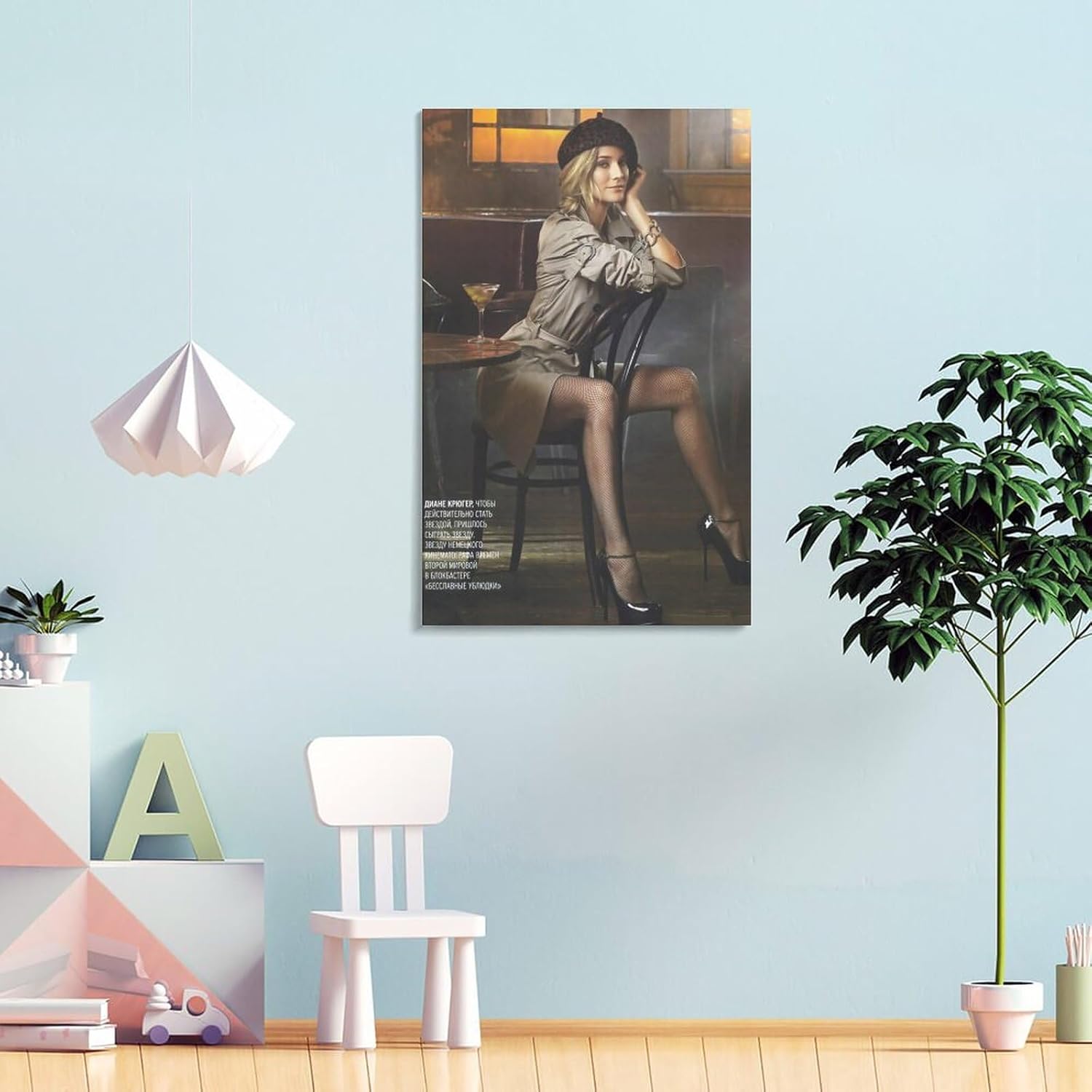 Diane Kruger – Póster de actriz sexy de 21 habitaciones, impresión artística, pintura de pared, pósteres de lienzo, regalos para decoración moderna
