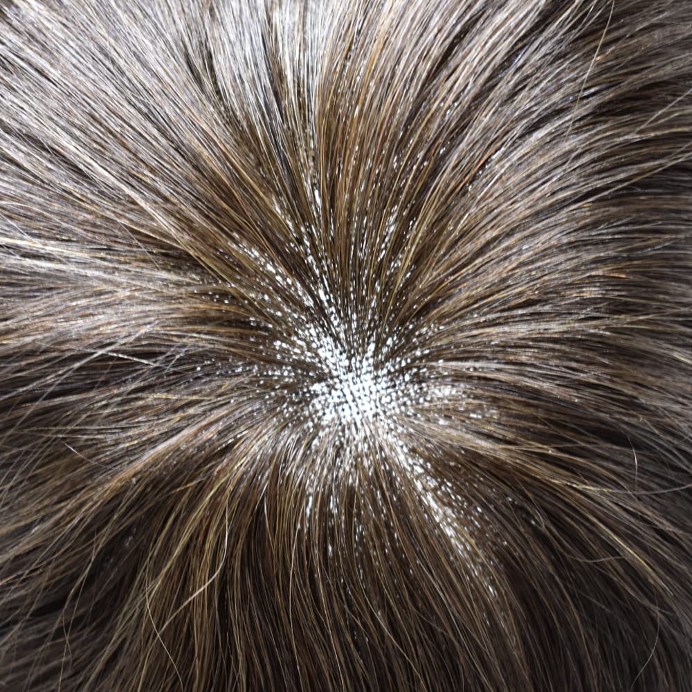 Toupee – Piezas de pelo suave y duraderas para hombres, 100% atadas a mano, sistema de reemplazo de postizo humano real, 8 x 10 pulgadas, piel