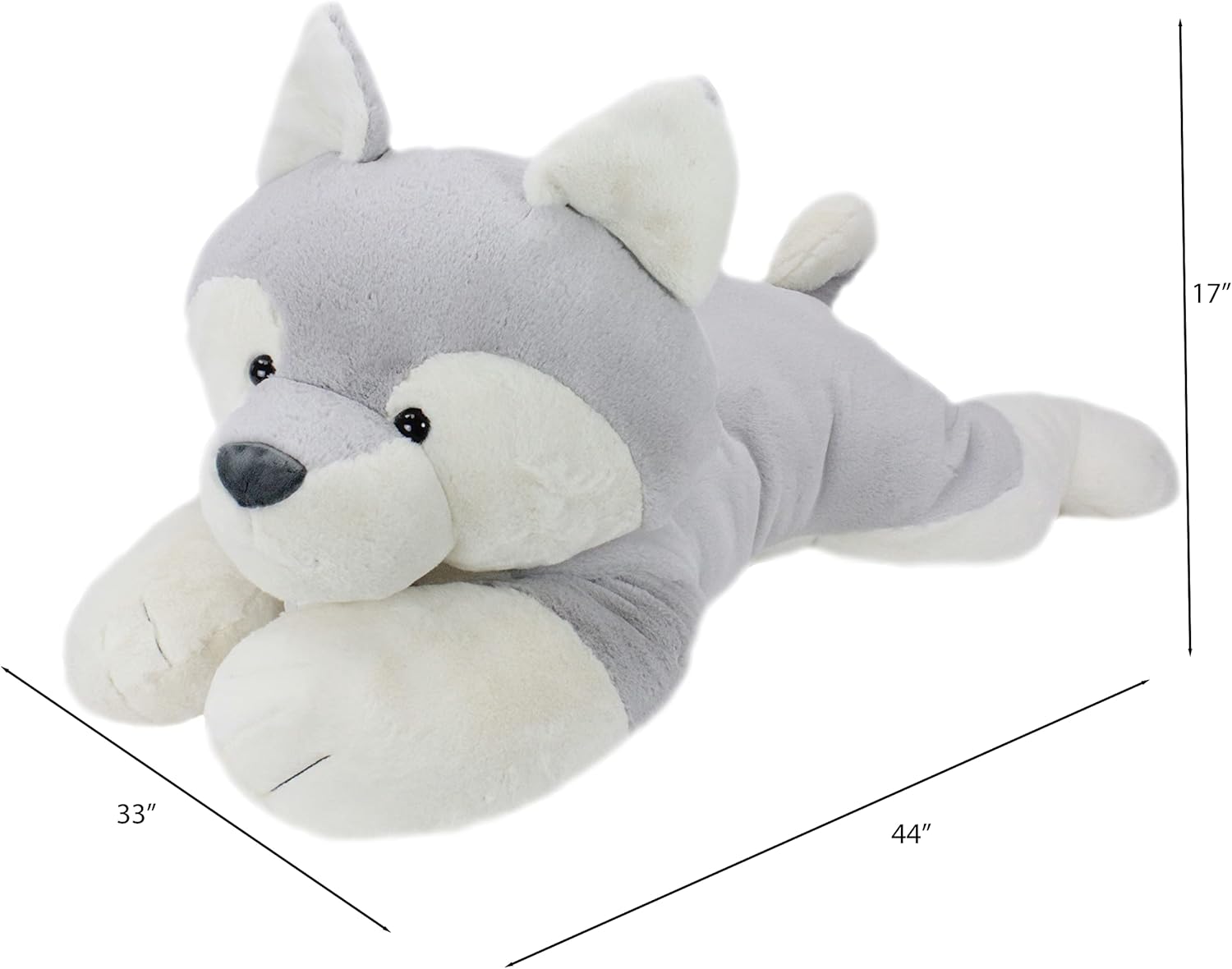Animal Adventure, Sqoosh2Poof – Personaje de peluche gigante comprimido dentro de una caja pequeña, perro de 44 pulgadas
