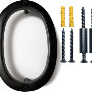 NACH Números de casa flotantes en sombra para exteriores, números de casa negra, números de dirección de metal para casa, números de casa modernos NACH Números de casa flotantes en sombra para exteriores, números de casa negra, números de dirección de metal para casa, números de casa modernos