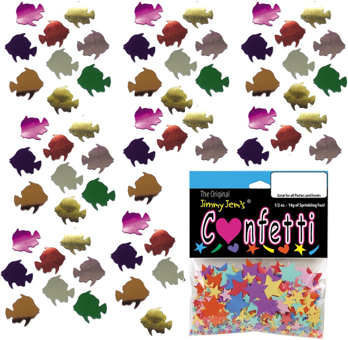 Confeti Angel Fish Multicolores – Paquete al por menor #8152 QS0