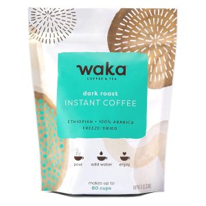 Waka – Café instantáneo de calidad, tostado oscuro, granos liofilizados etíopes 100% arábica. Bolsa a granel de 8 onzas Waka – Café instantáneo de calidad, tostado oscuro, granos liofilizados etíopes 100% arábica. Bolsa a granel de 8 onzas