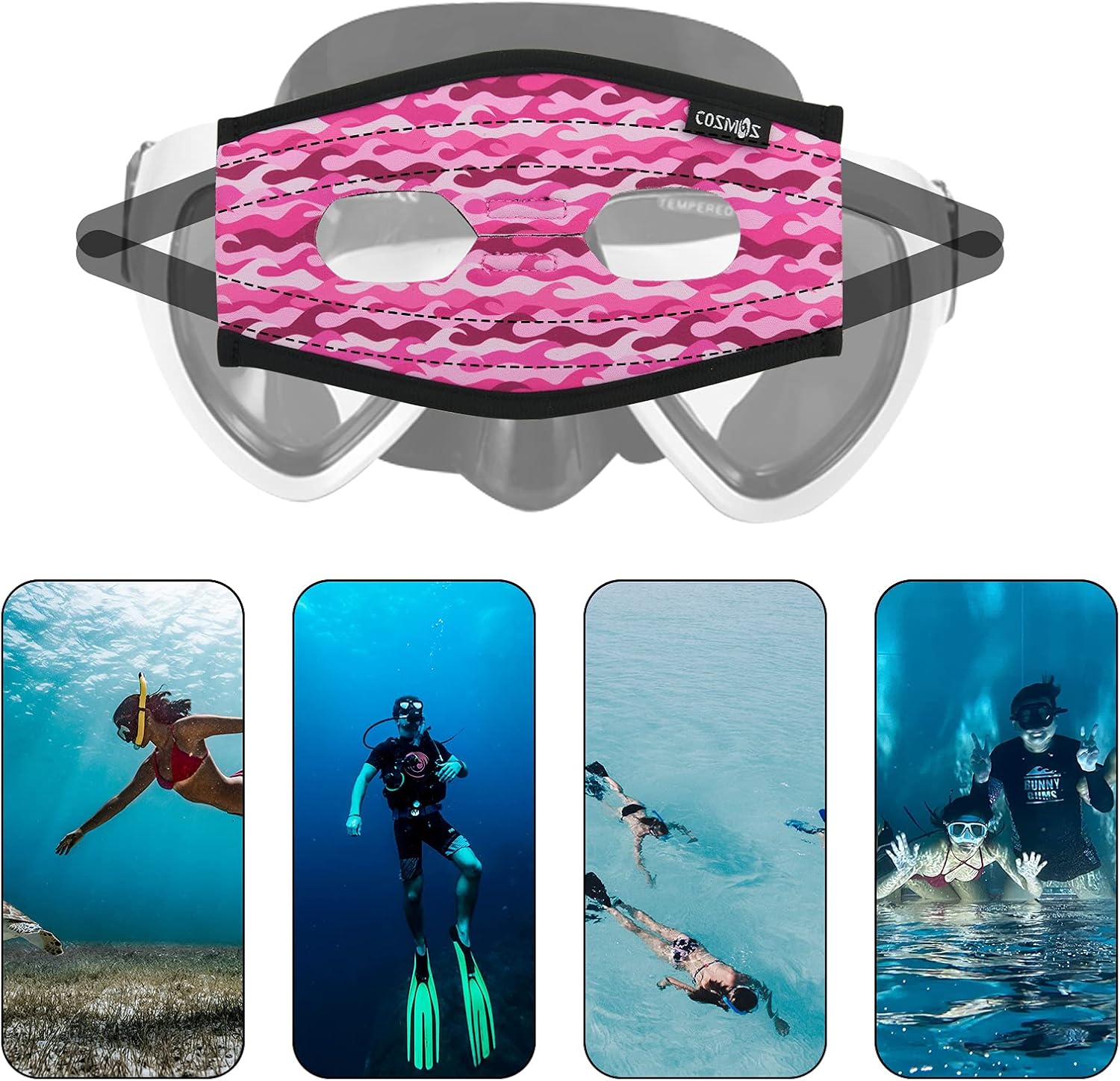 Cosmos 2 fundas de neopreno para buceo y buceo