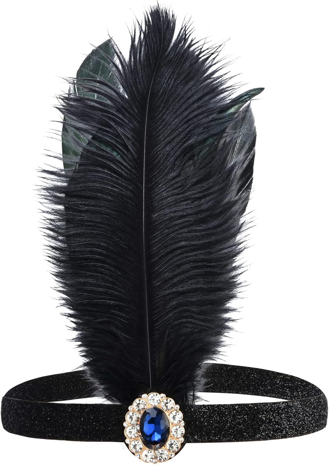 10 plumas de avestruz negro natural de 16-18 pulgadas 15.7-17.7 in para centros de mesa de fiesta de boda, decoración del hogar de Pascua