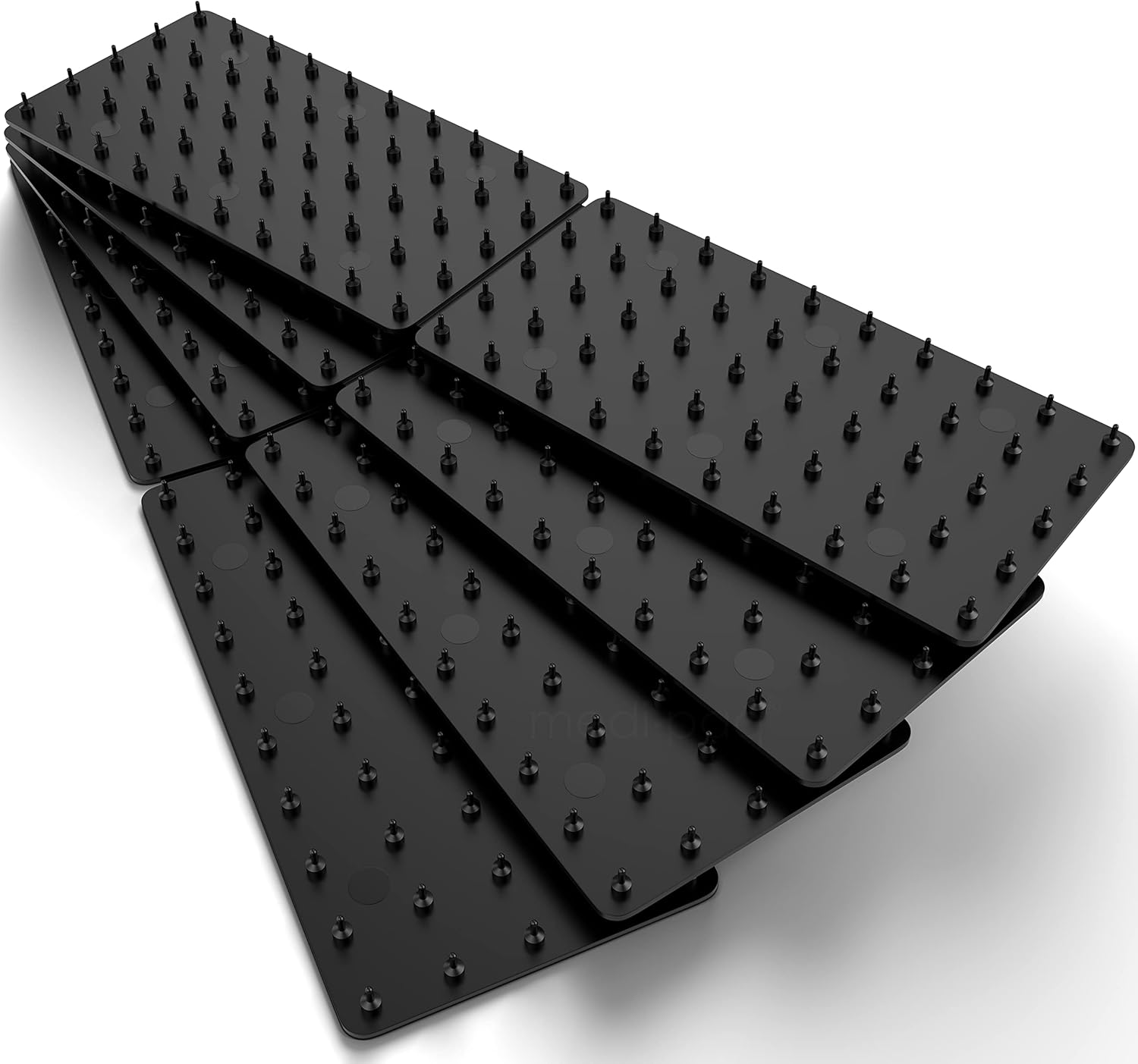 Greatideas – Agarres antideslizantes para tapetes y alfombras, evita que tus tapetes y alfombras se resbalen y se deslicen, color negro, paquete de