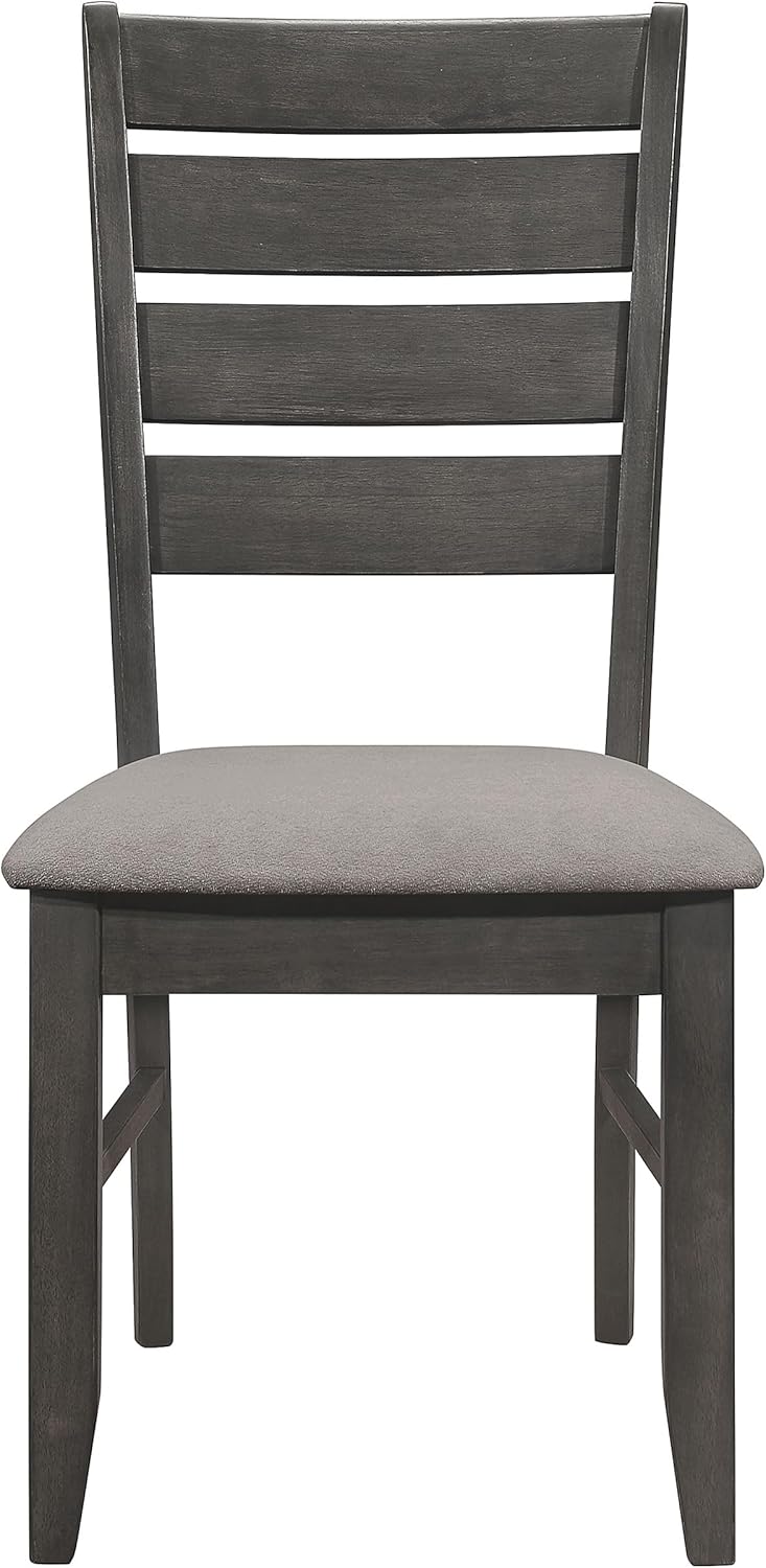 Coaster Home Furnishings Dalila – Silla auxiliar (2 unidades), color gris y gris oscuro