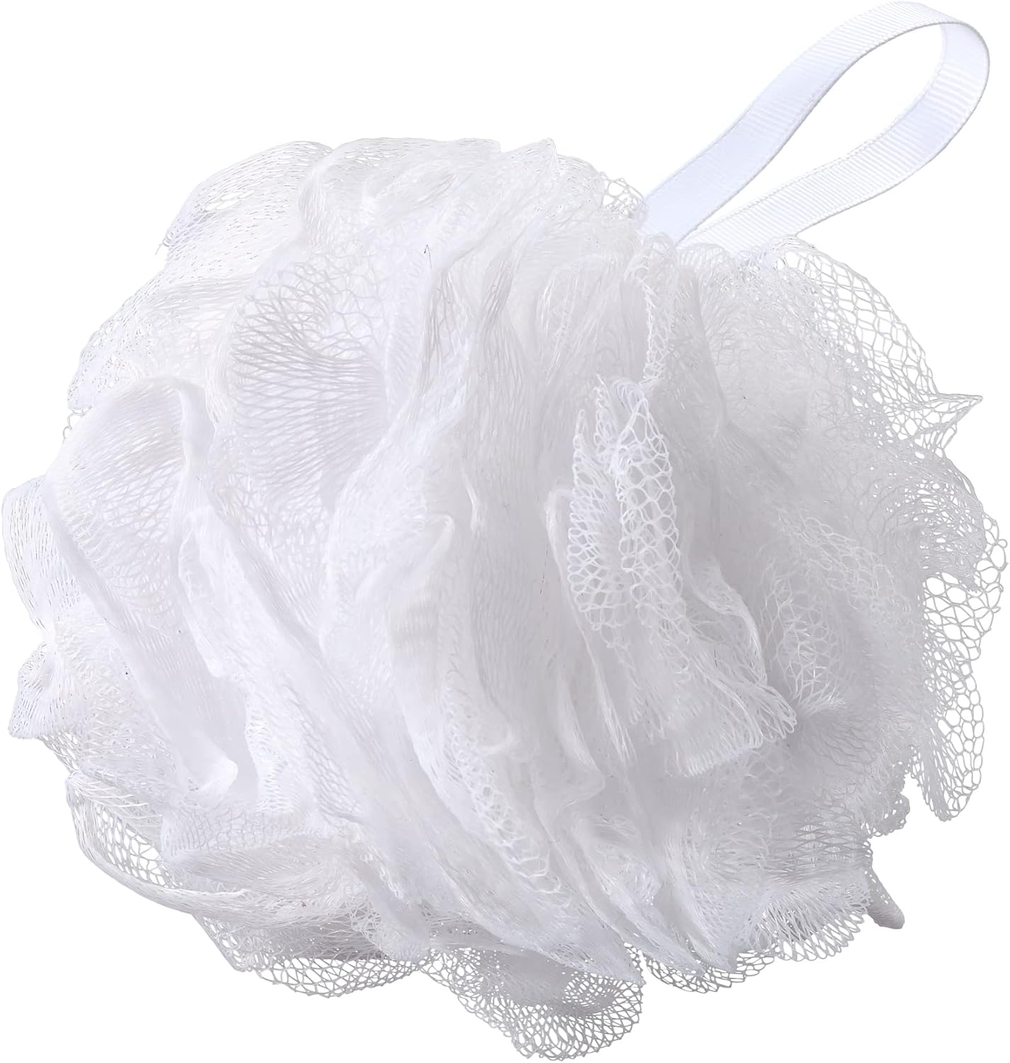 Colección de esponjas de lufa de baño (paquete de 8), esponjas de esponja de lufa para baño, puf de malla, exfoliantes corporales para ducha