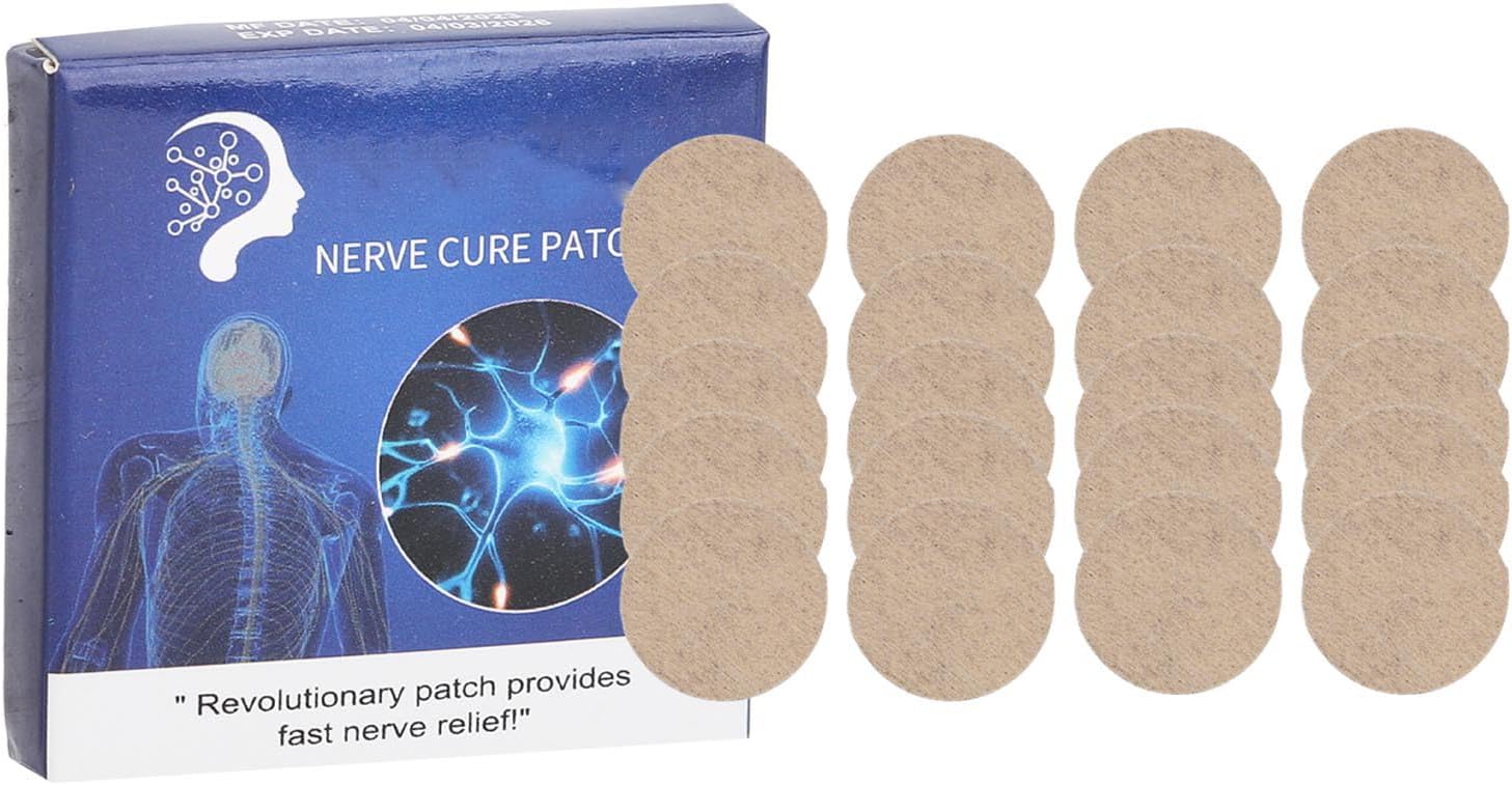 Parche para el cuidado del cuerpo, parche de curación nerviosa, alivia el vínculo orofacial, absorción transdérmica, capa de yeso, respaldo de tono