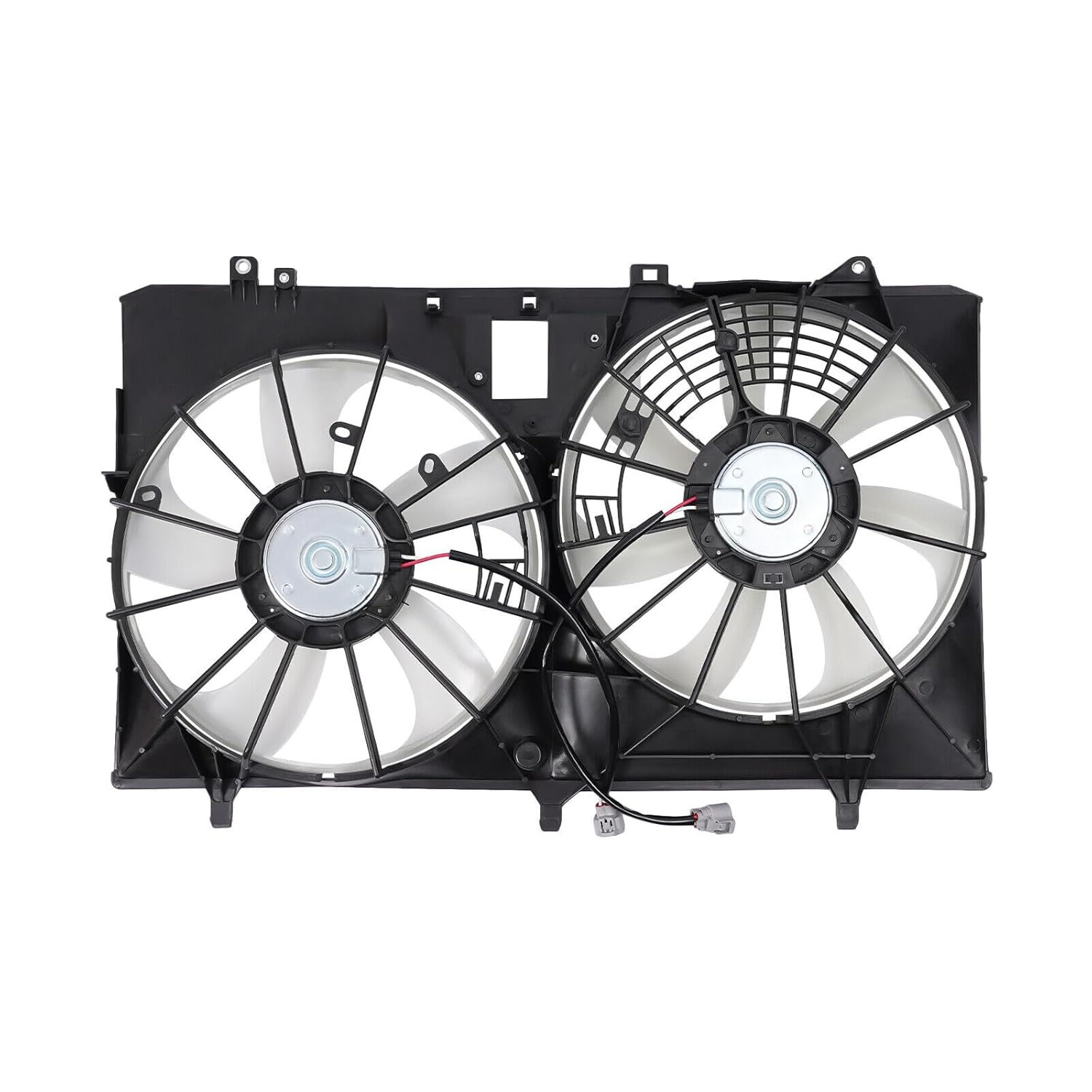 Reemplazo del conjunto de ventilador de condensador de radiador dual para 622670, ventilador de enfriamiento del radiador para 2011-2016 to-yota