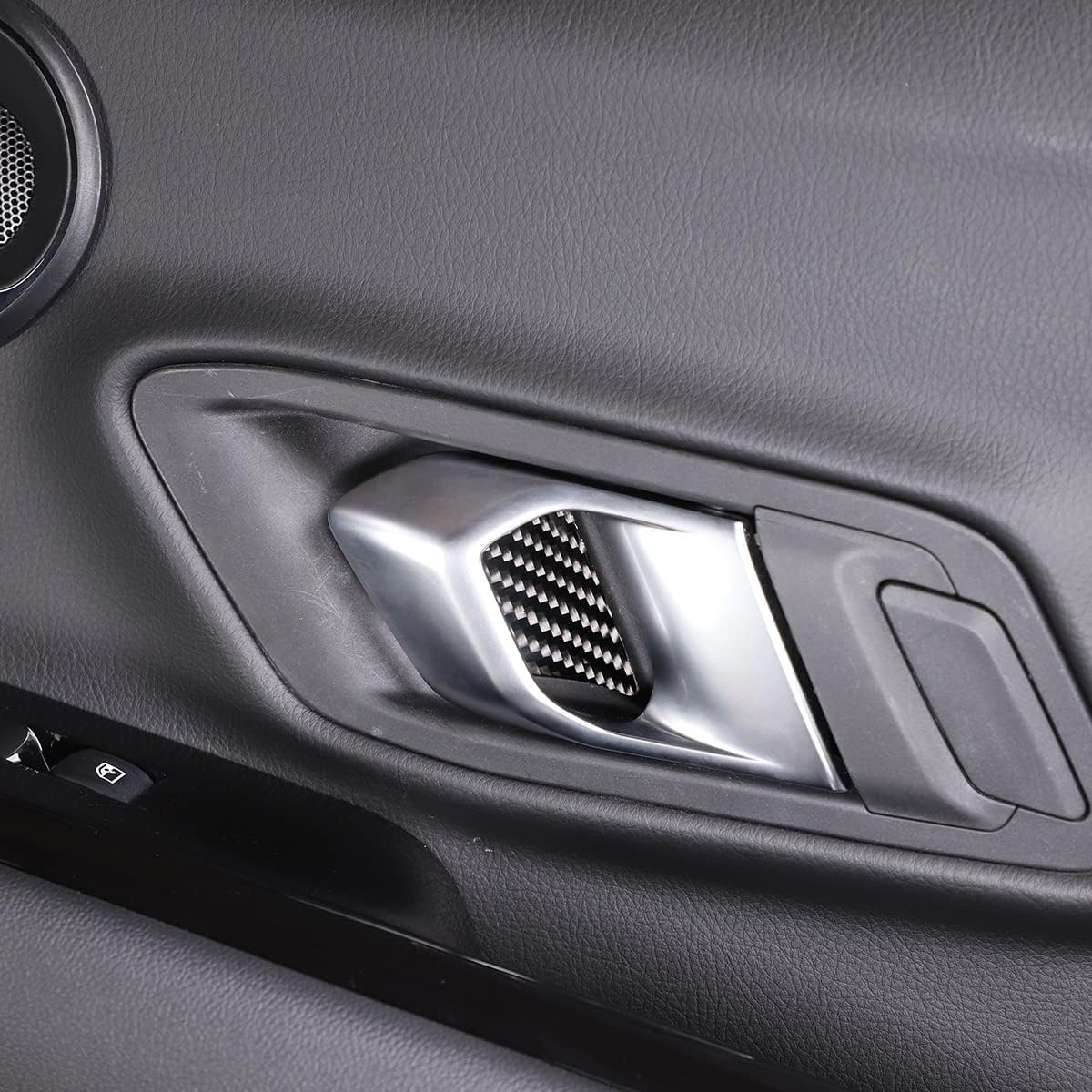 Cubierta interior del cuenco de la puerta del automóvil compatible con ToyotSupra GR A90 A91 MK5 2019-2022, calcomanía para cubierta de tazón de