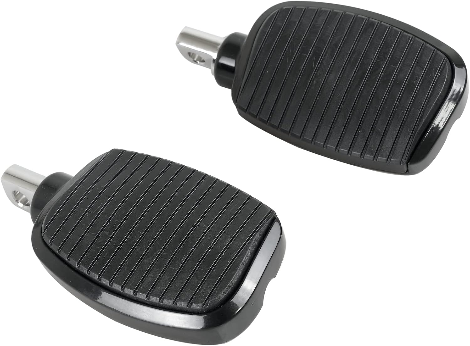Estriberas para motocicleta, estriberas, pedales, reposapiés, clavijas de carretera con goma antideslizante universal para Harley Davidson Dyna