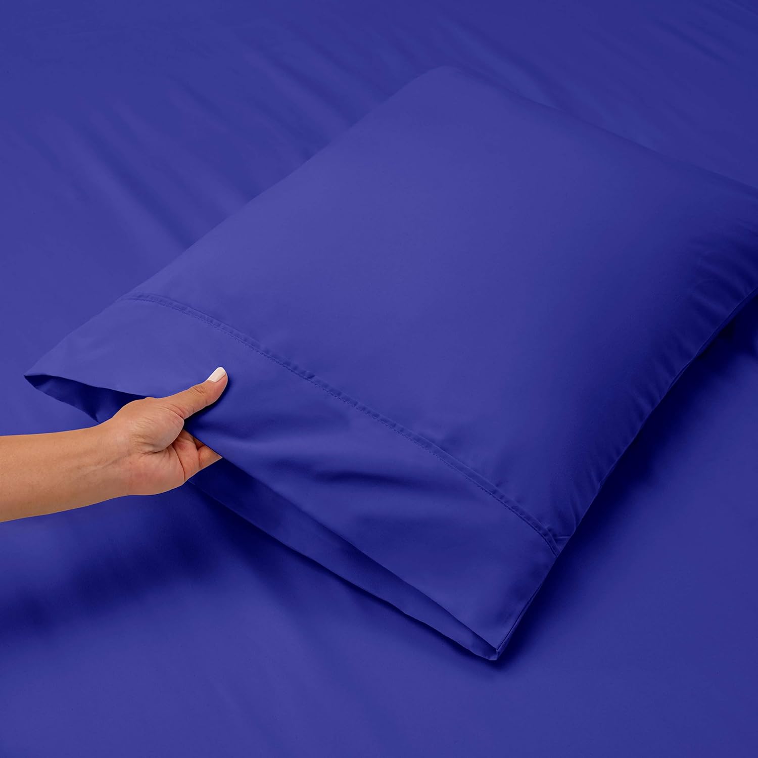 Nestl Juego de sábanas de 6 piezas de microfibra suave con bolsillos extra profundos, sábanas y fundas de almohada resistentes a la decoloración,
