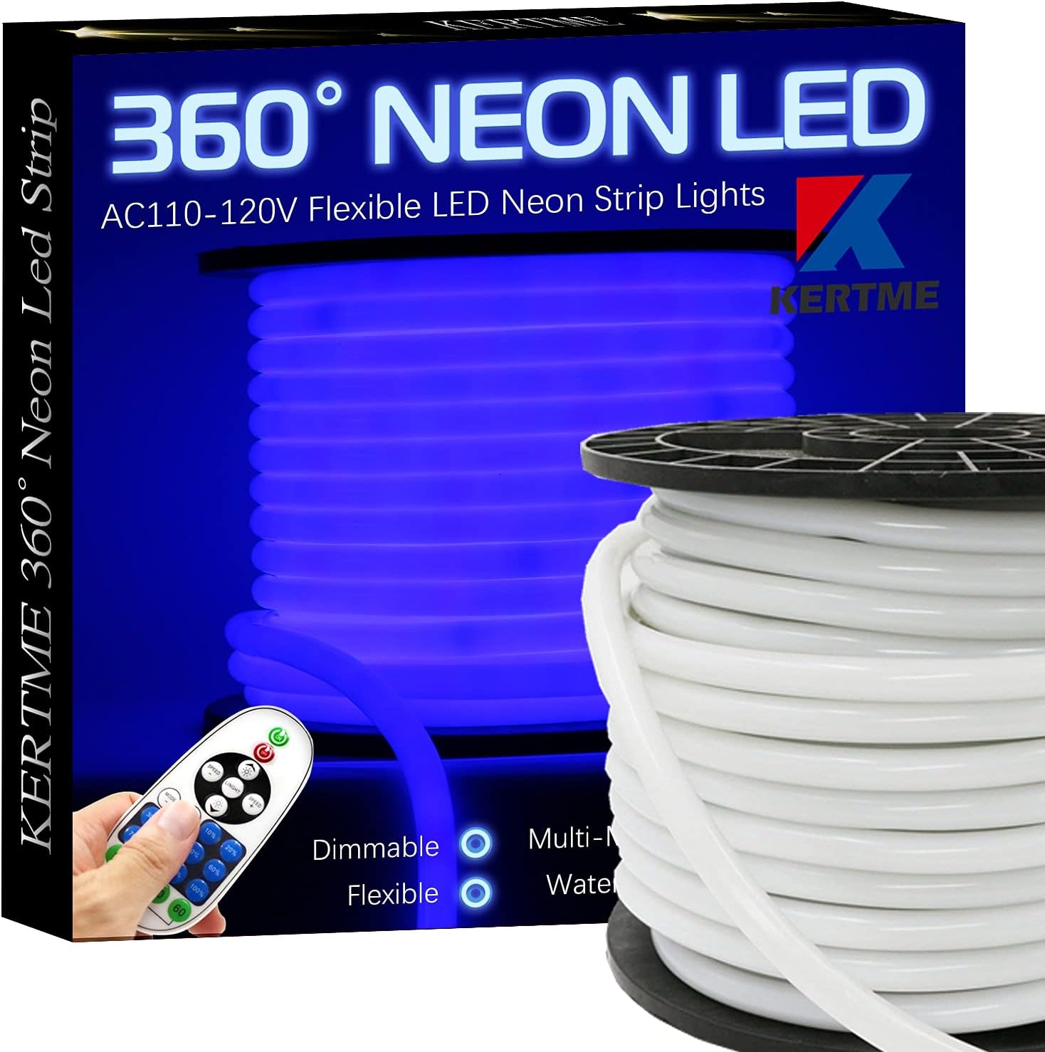 luz LED de neón de 360grados
