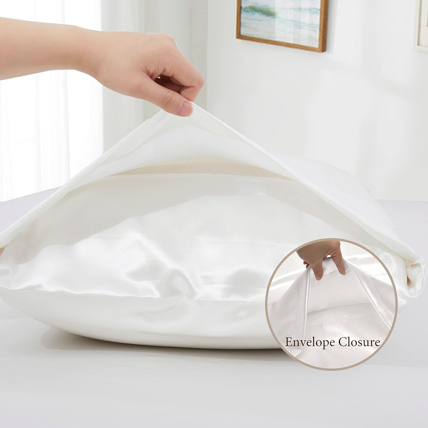 Juego de sábanas de seda tamaño Queen, juego de sábanas de seda auténtica, sábanas de lujo para hotel, extrasuaves, con bolsillos profundos,