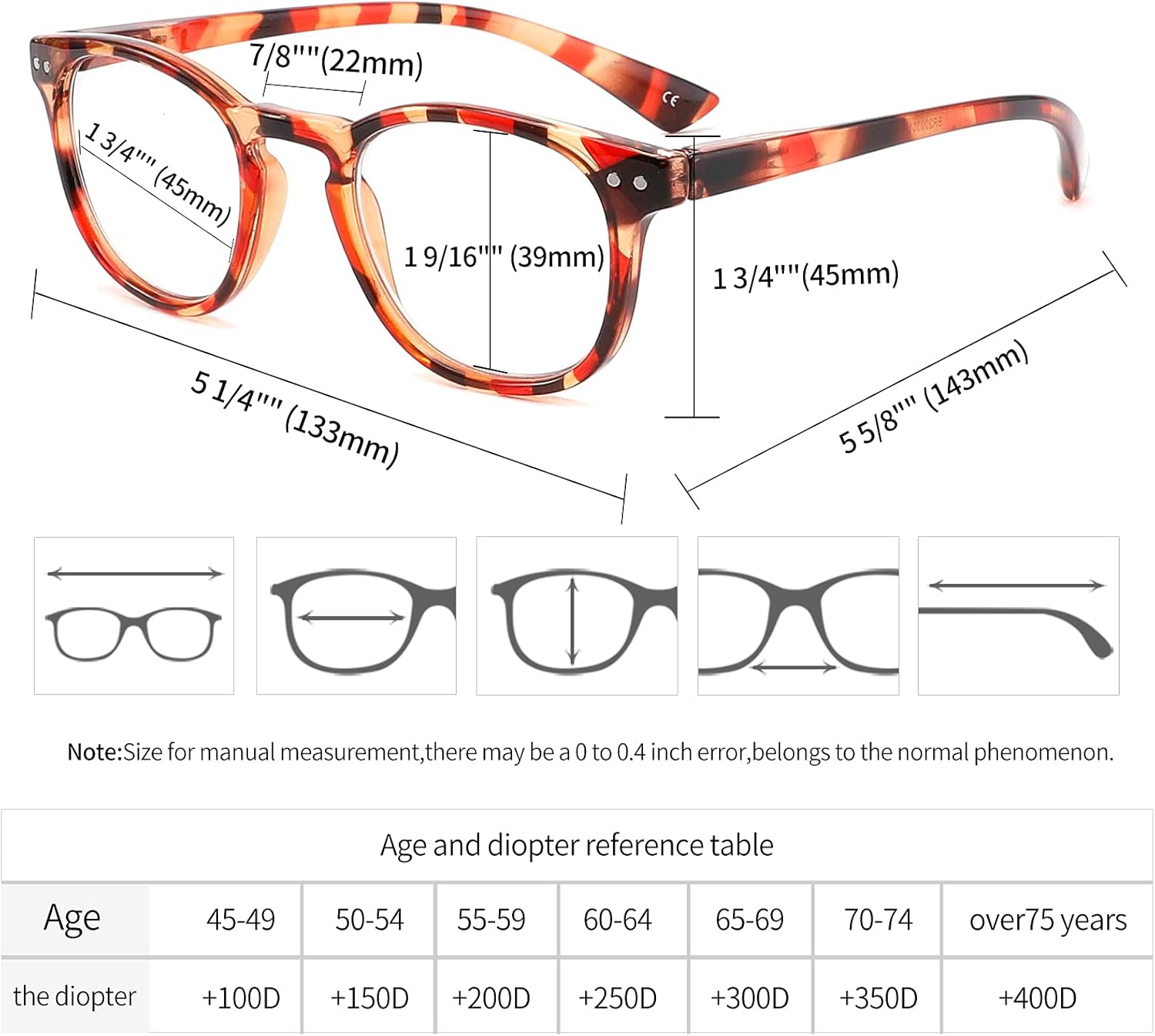 IVNUOYI Paquete de 6 lentes de lectura con bloqueo de luz azul con bisagra de resorte cómoda, para leer frente a la computadora para hombres y