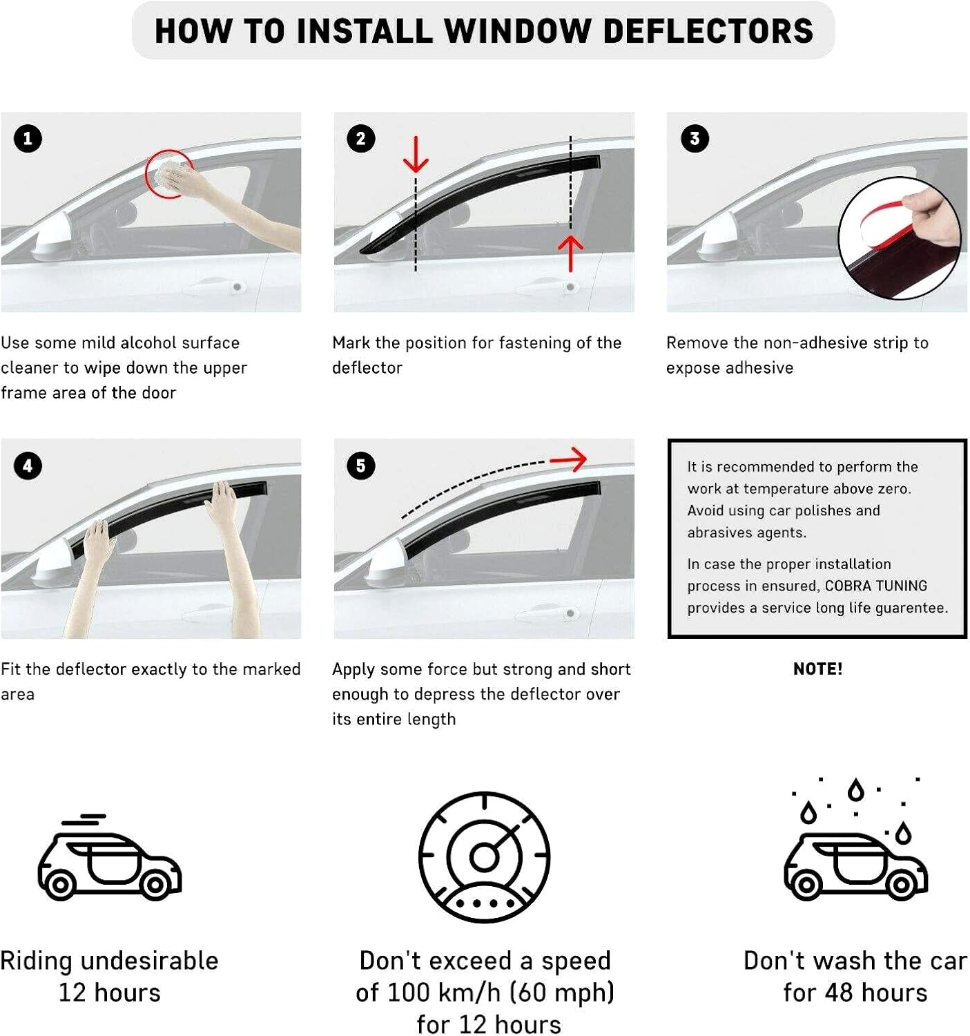 Viseras de ventana protectores de lluvia para Honda Accord 2018-2022