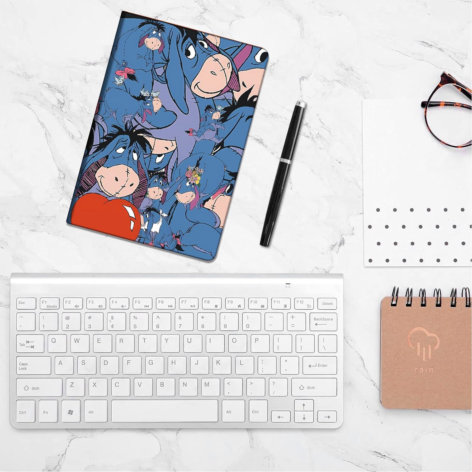 Pooh Bear – Cuaderno de cuero para mujeres y hombres, dibujos animados, amantes de la animación, regalos de amistad, cumpleaños, graduación, para