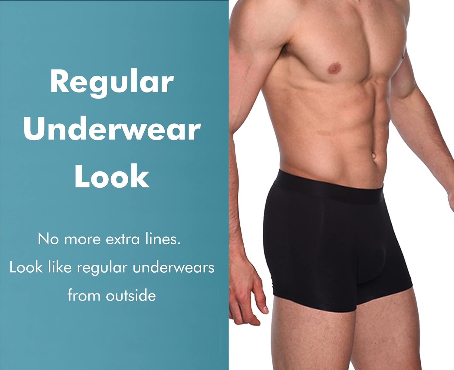 Calzoncillos tipo bóxer lavables de absorción para incontinencia urinaria para hombres, protección contra fugas de vejiga, paquete de 3 unidades (M,