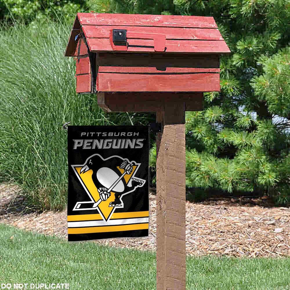 WinCraft Bandera de jardín de doble cara de Pittsburgh Penguins