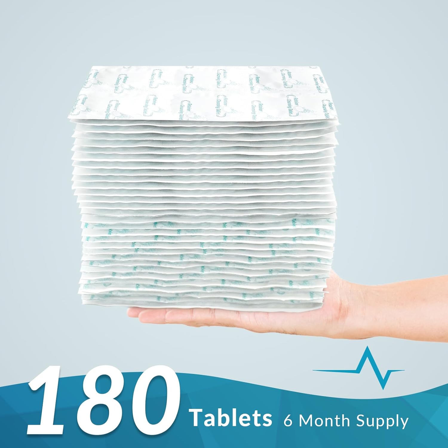 Tabletas limpiadoras de retenedores para limpieza Invisalign, tabletas de limpieza intensiva de dentaduras postizas que eliminan el olor y la placa