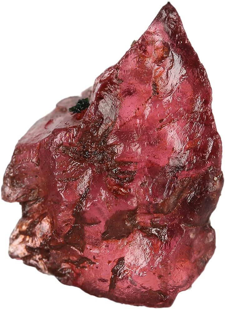 GEMHUB Cristal curativo áspero AAA+Piedra Granate Roja Pequeña 2.85 Ct. Piedra preciosa suelta para envoltura de alambre,, Gema, Granate africano