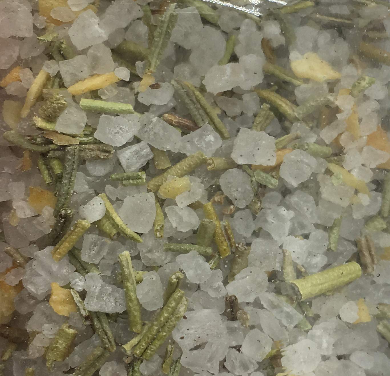 Colección de sal de ajo y romero gourmet de sal del mar muerto, 3.87 onzas