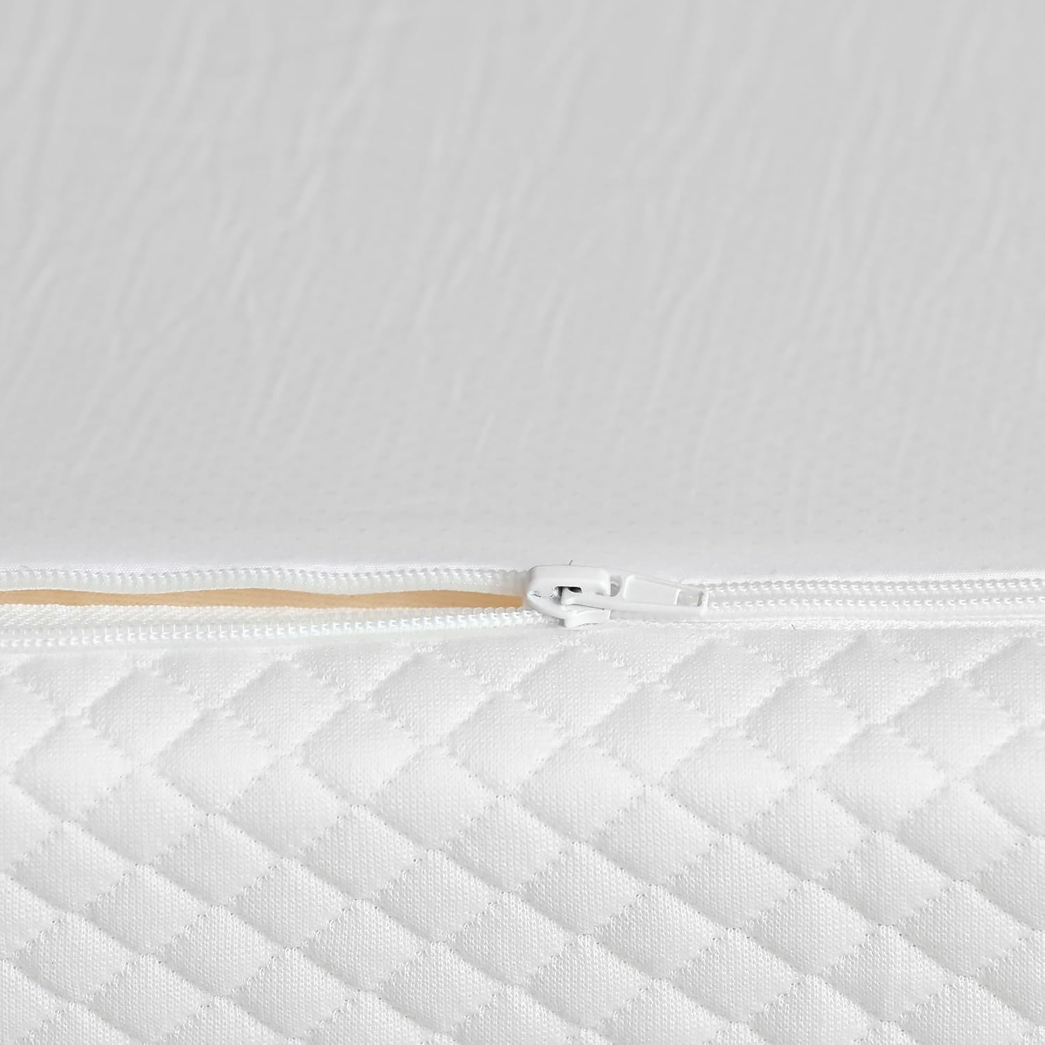Furinno Tidur – Colchón de espuma viscoelástica de gel refrescante, 5 pulgadas, Queen, color blanco