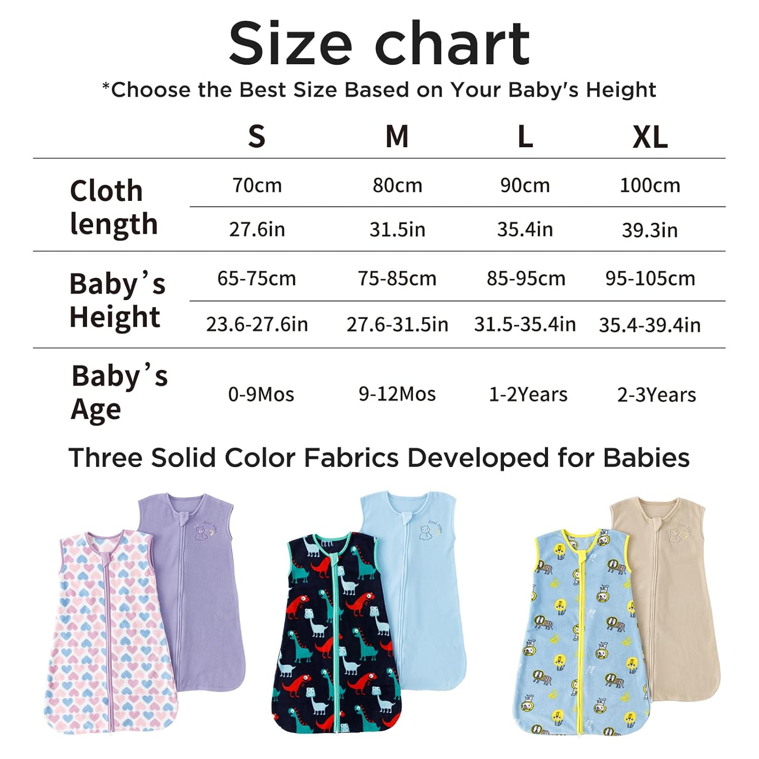 Duomiaomiao Saco de dormir unisex para bebé, saco de dormir para bebé, manta portátil para niños y niñas