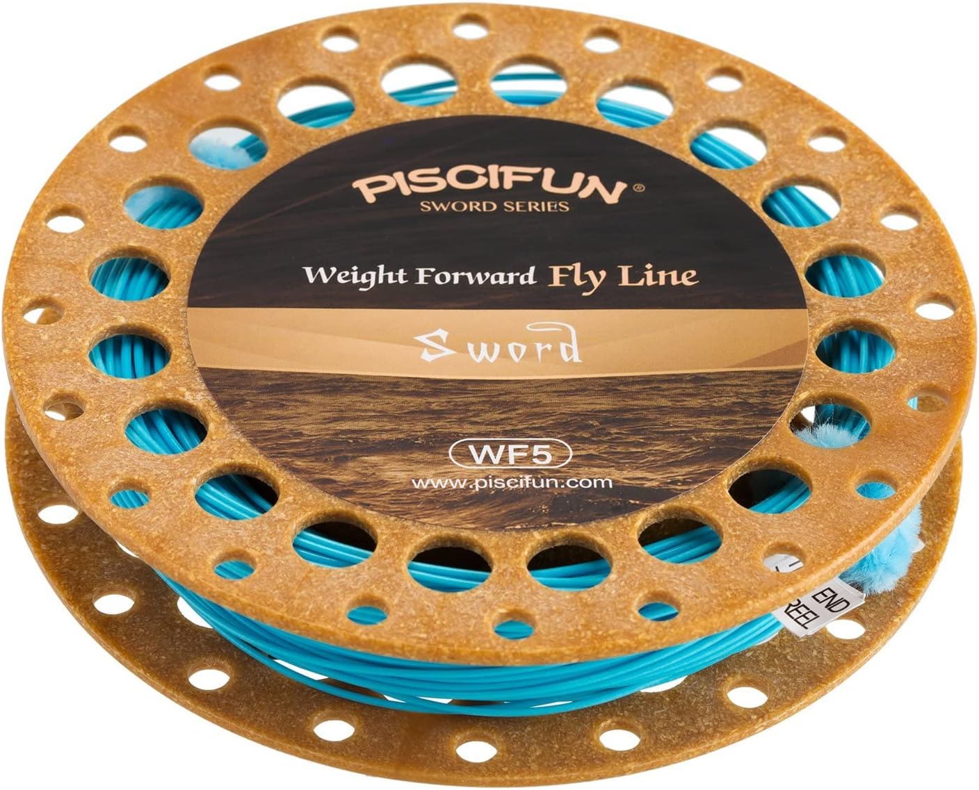 Piscifun Sword Fly – Carrete de pesca con mosca con cuerpo y carrete de aleación de aluminio mecanizado CNC, 56 gris espacial y Piscifun Sword