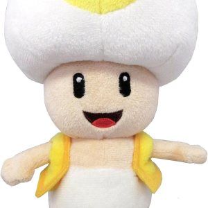 Sanei Super Mario All Star Collection AC32 – Peluche de sapo amarillo de 8 pulgadas Sanei Super Mario All Star Collection AC32 – Peluche de sapo amarillo de 8 pulgadas
