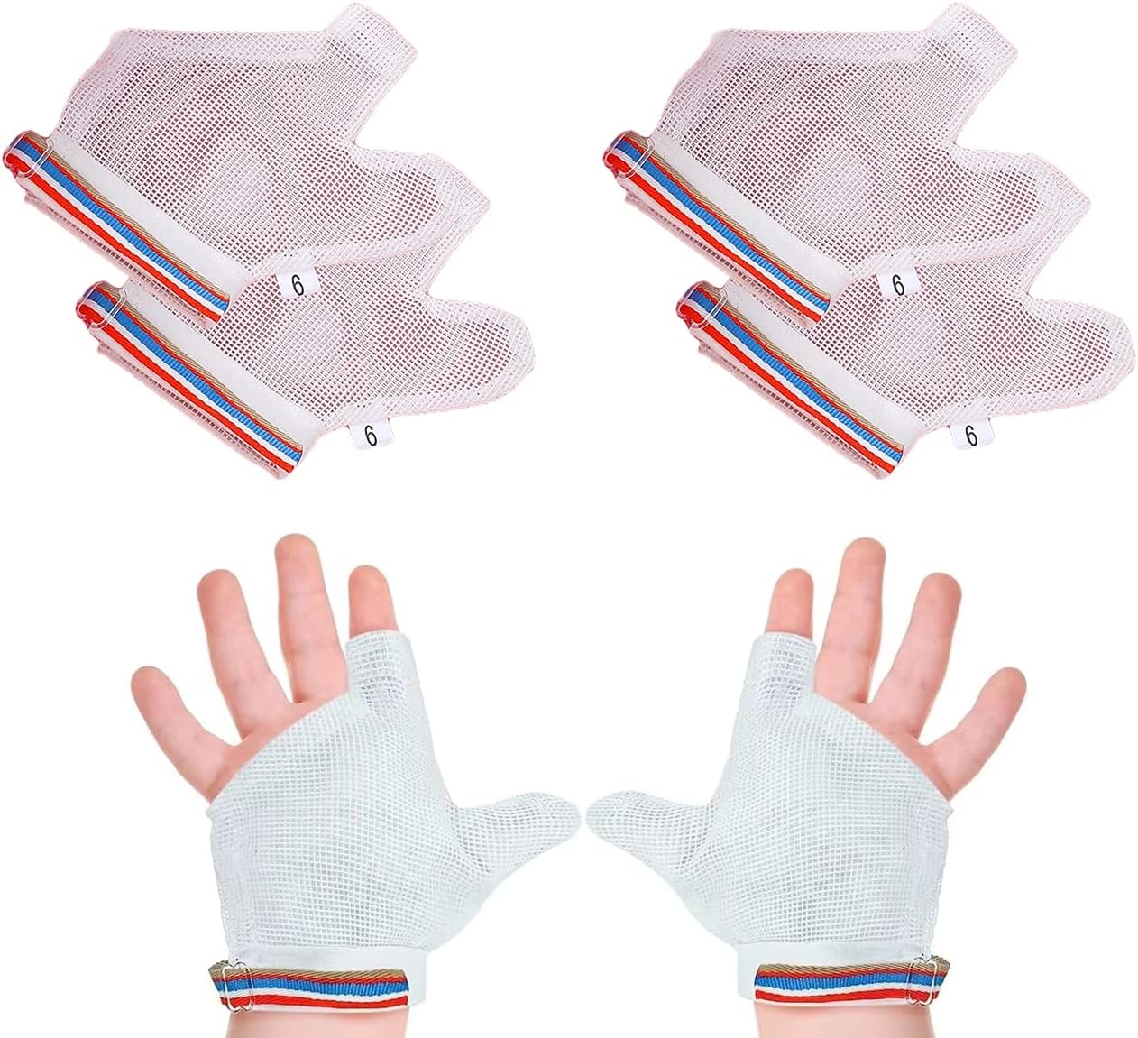 4 piezas de tope de succión de pulgar para niños, parada de bebé, protector de pulgar para succión de pulgar (XM)