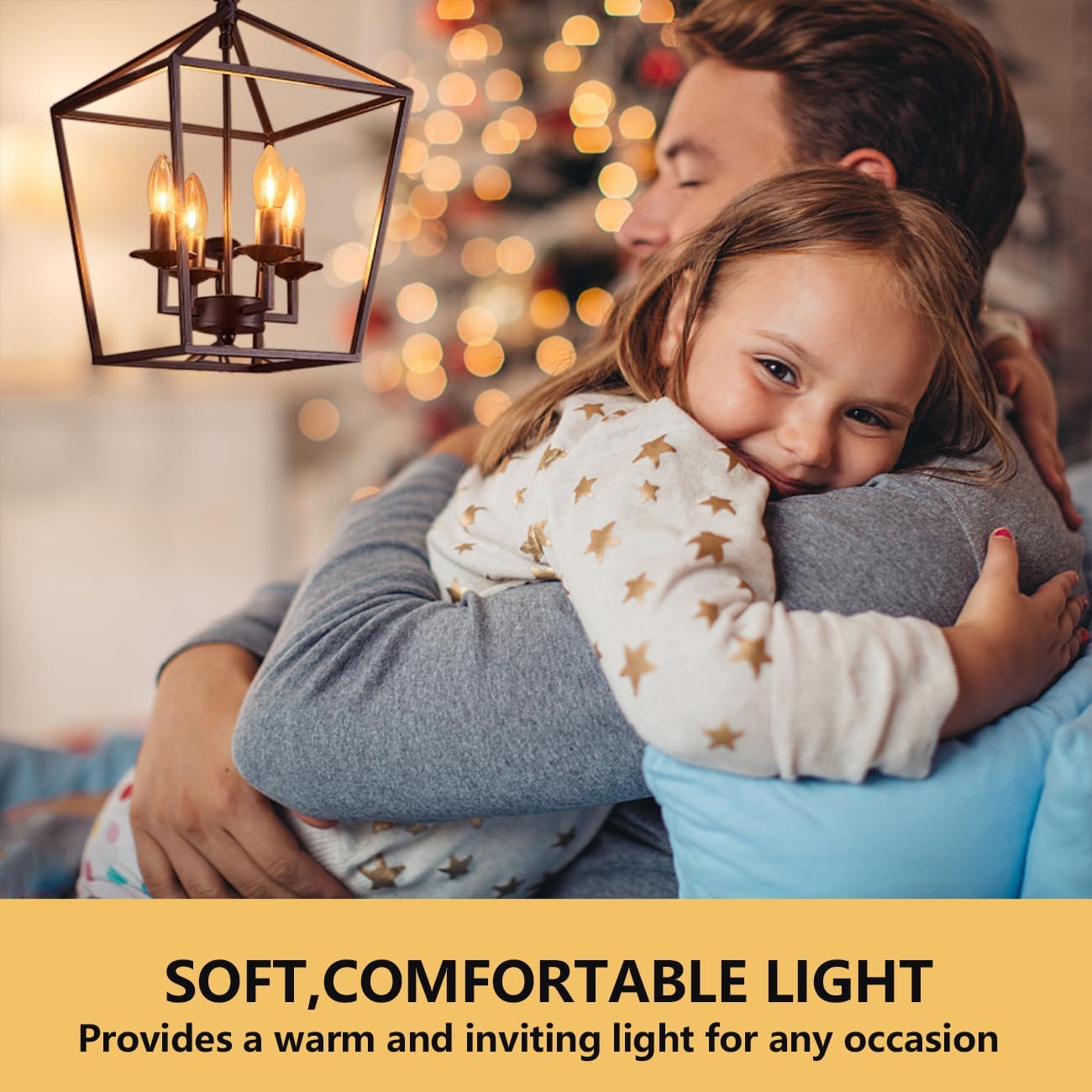 C9 – Bombillas LED de repuesto para camino de Navidad, para interiores y exteriores, 0.6 W equivalente a 7 W, blanco cálido 2200 K, base E17