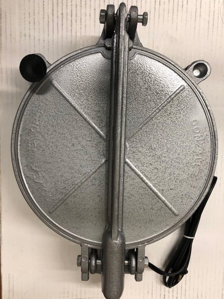 Mexicano grande 10″ de aluminio fundido eléctrico Tortilla Maker Comercial Restaurante Calidad