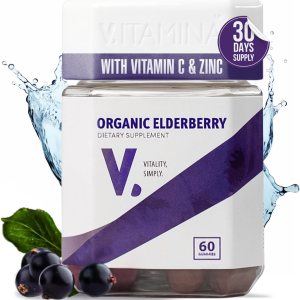 V ITAMINA Gomitas orgánicas de saúco con vitamina C y zinc, gomitas de saúco Sambucus para adultos y niños, suplemento de apoyo inmunológico, V ITAMINA Gomitas orgánicas de saúco con vitamina C y zinc, gomitas de saúco Sambucus para adultos y niños, suplemento de apoyo inmunológico,