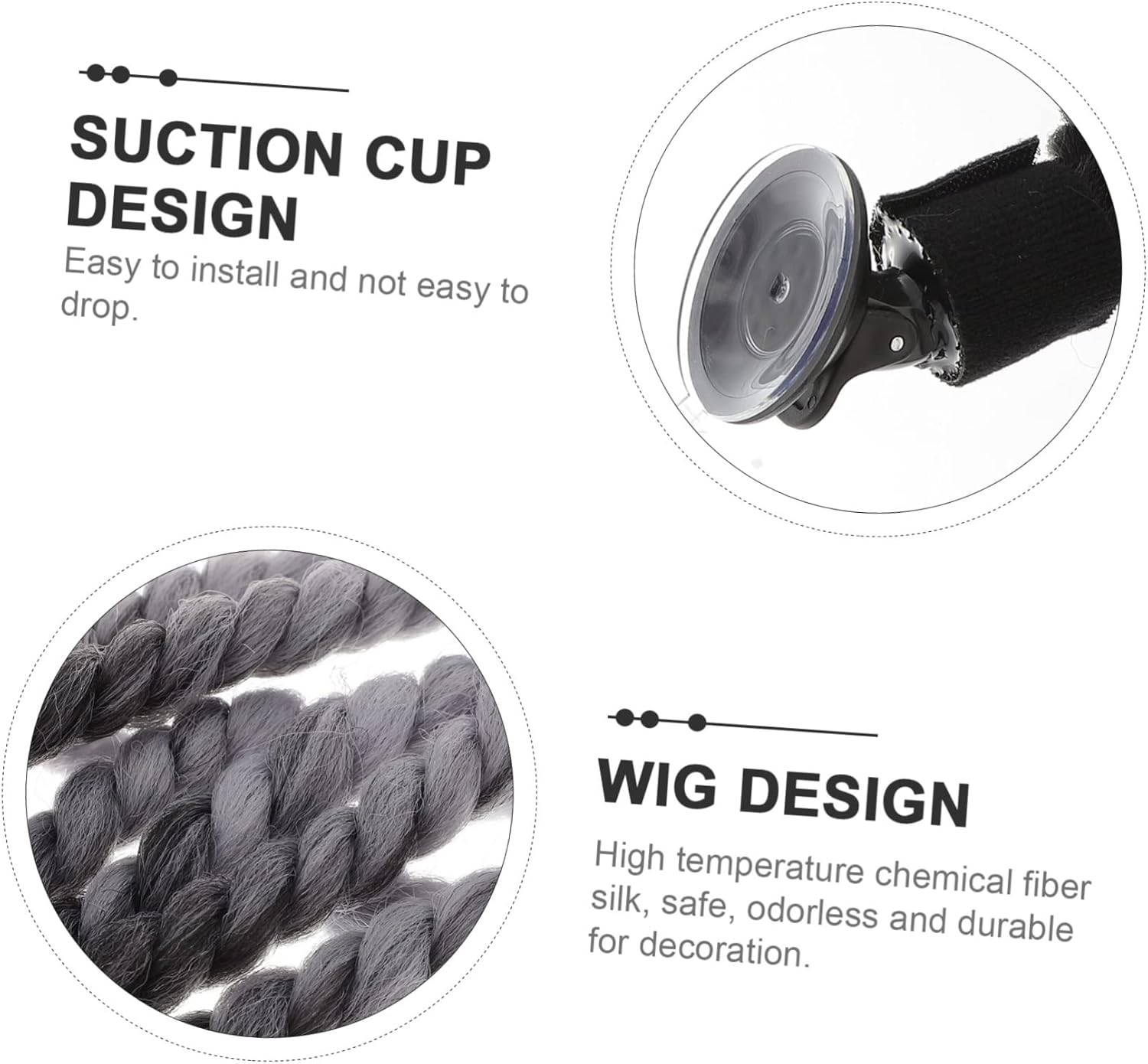 Casco de rastas para cola de caballo, casco de esquí, pelucas para mujer, casco Hong, coletas azules, accesorio para casco de motocicleta, peluca