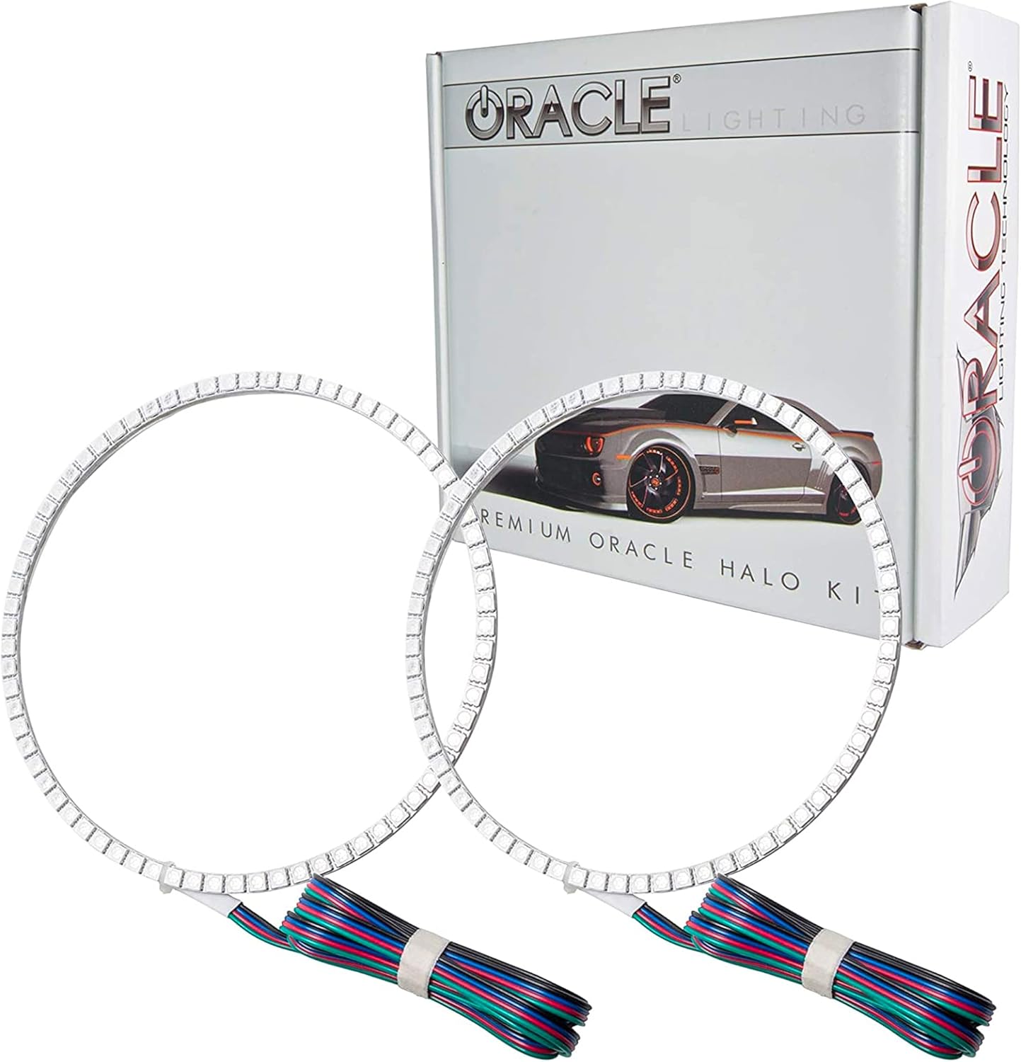 ORACLE LIGHTING ColorSHIFT Kit de halo antiniebla LED  Ford Mustang GT ’05  ’09, 1 par, parte # 1160-333 controlador no incluido