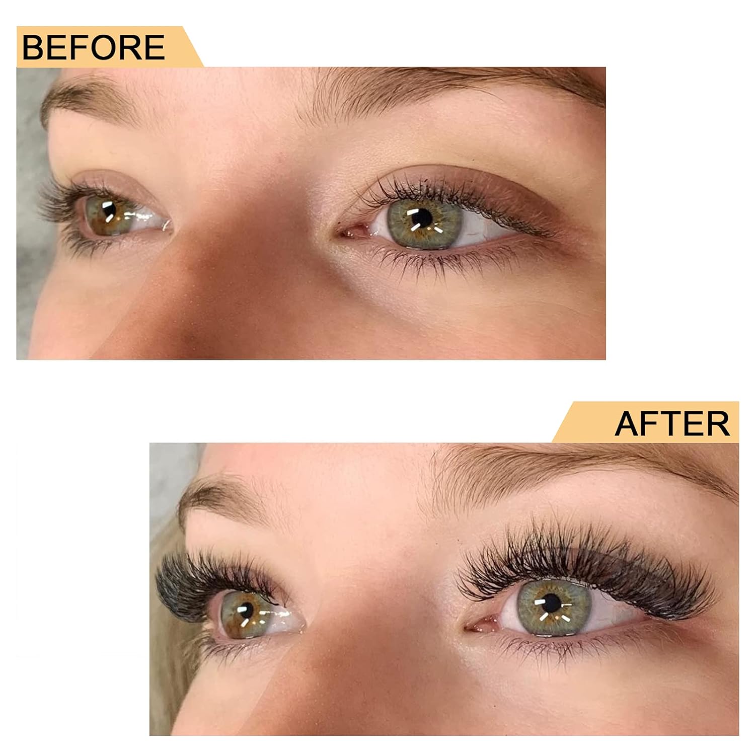 Extensiones de pestañas postizas con volumen 5D de 0.004 in, rizo D, 0.63 pulgadas, tallo corto, abanicos prefabricadas suaves, opcionales 3D, 4D,