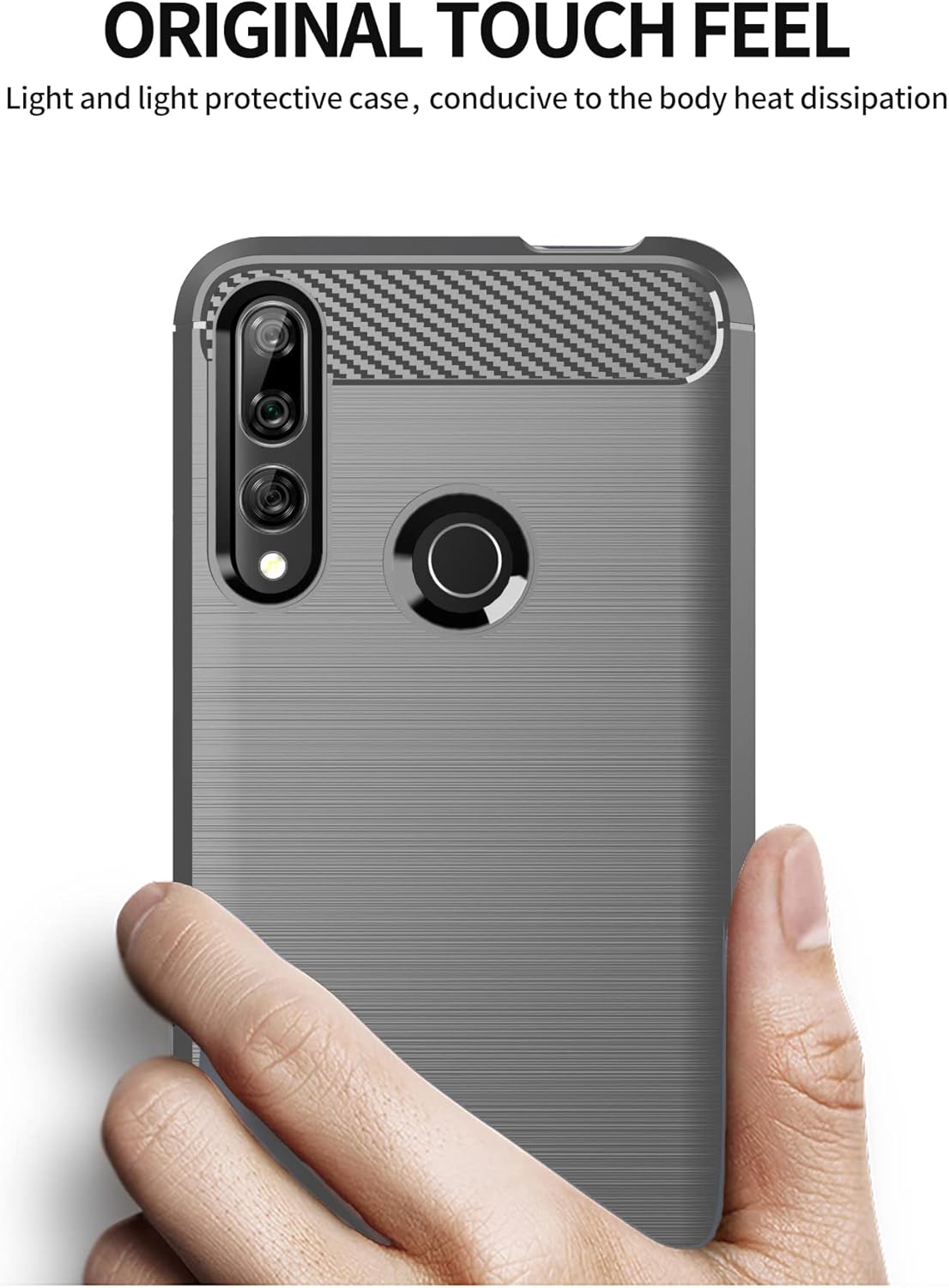 Asuwish Funda de teléfono para Huawei Y9 Prime 2019Honor 9XP Smart Z con protector de pantalla de vidrio templado y accesorios de celda de silicona