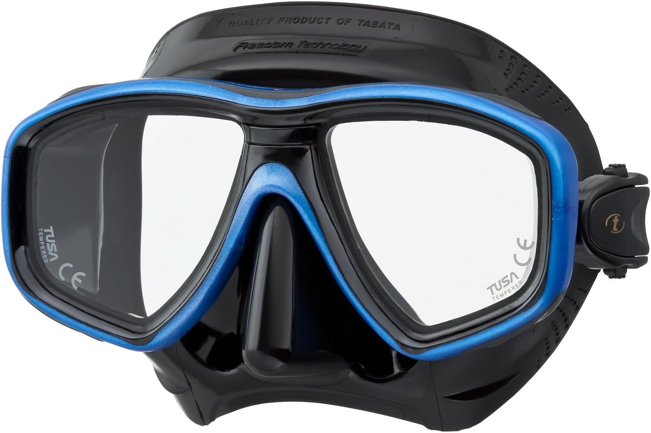 TUSA Máscara de buceo CEOS – NegroFishtail Blue